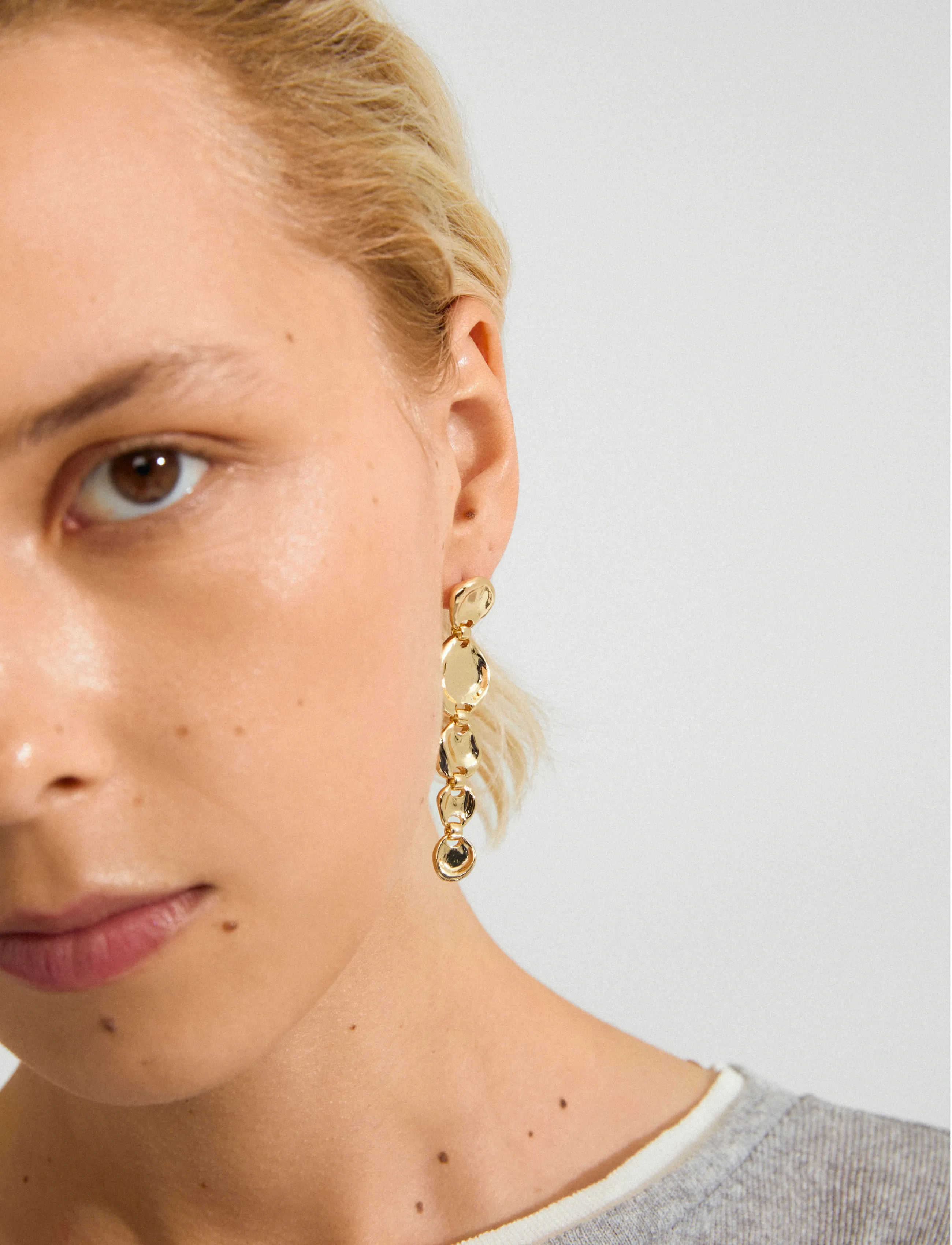 Pilgrim - SPARKLE earrings gold-plated - hengende øredobber - gold plated - 2
