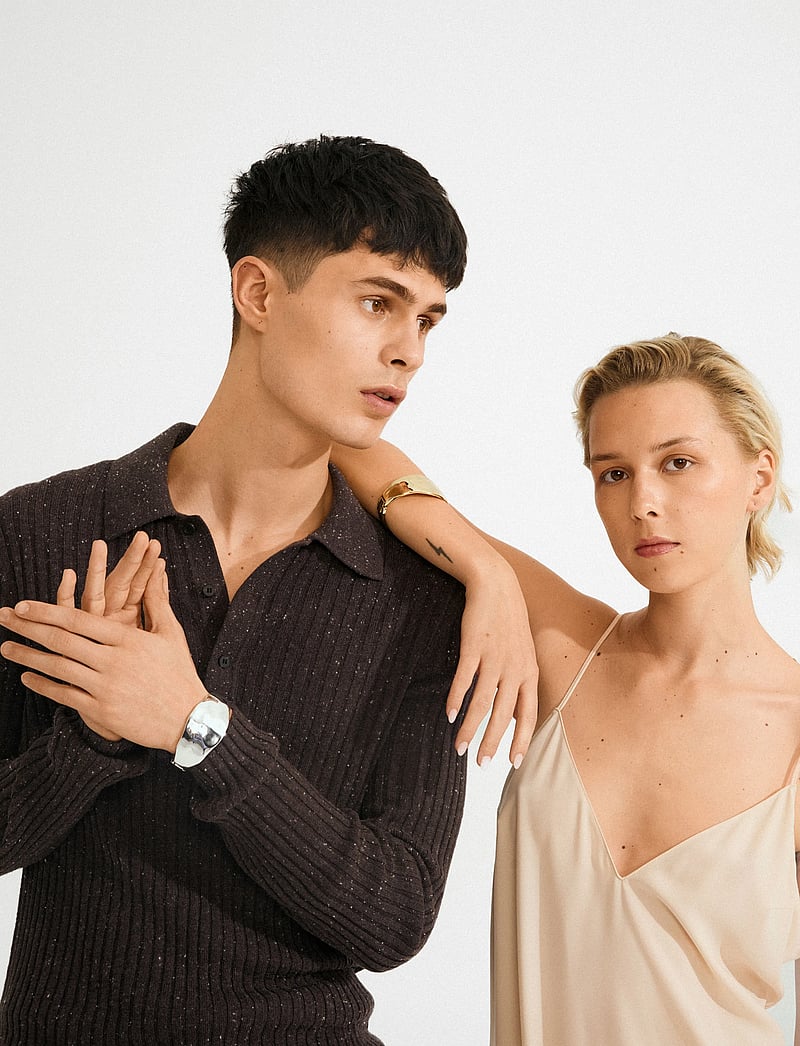 Pilgrim - SPARKLE bracelet silver-plated - bangles - silver plated - 0