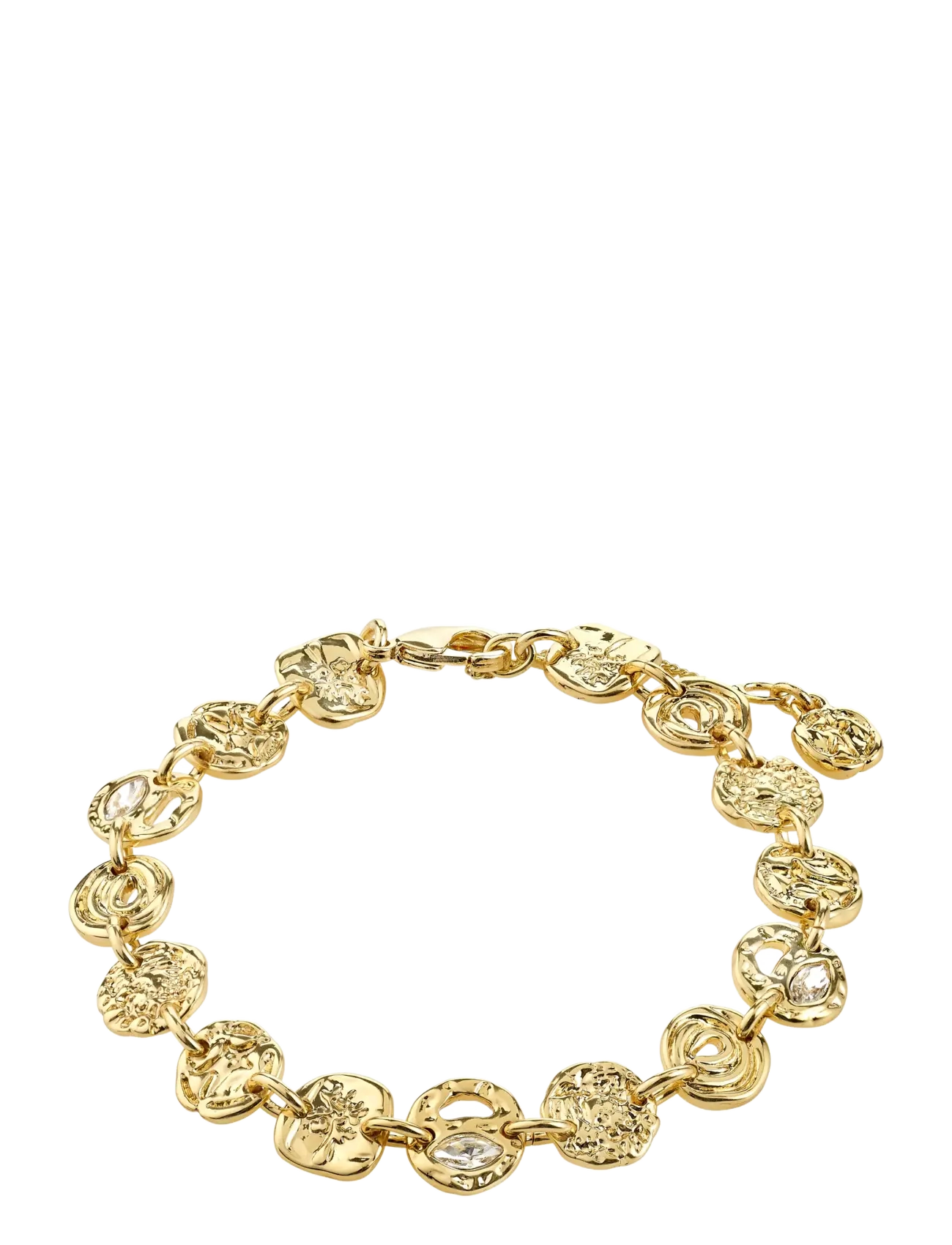 PILGRIM Fire Armband Gold-Plated Gold - One Size - Damen