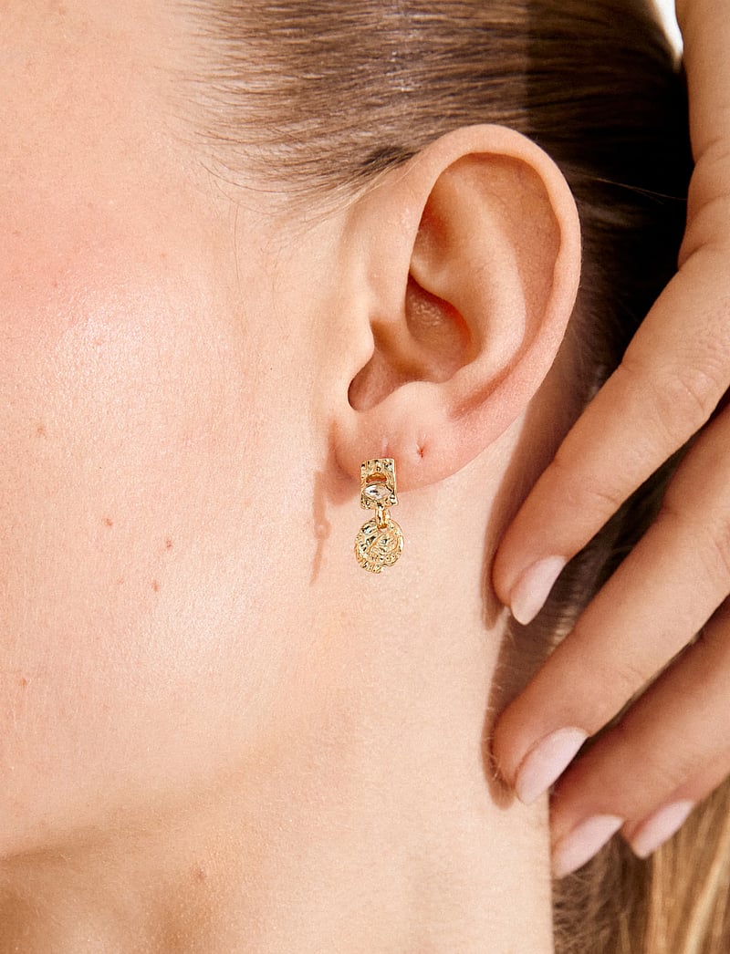 Pilgrim - FIRE earrings gold-plated - Øreringe med vedhæng - gold plated - 2