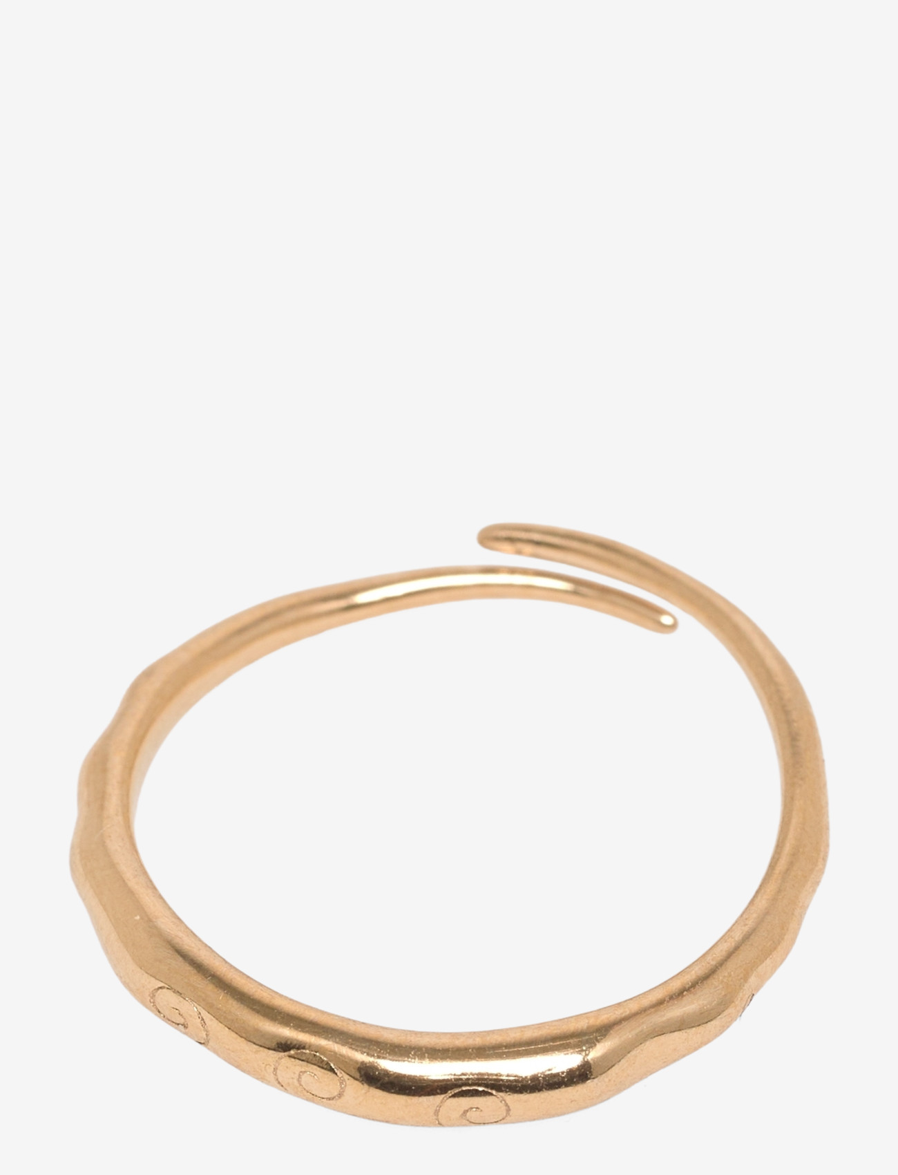 Pilgrim - FIRE rings 2-in-1 set, gold-plated - festklær til outlet-priser - gold plated - 5