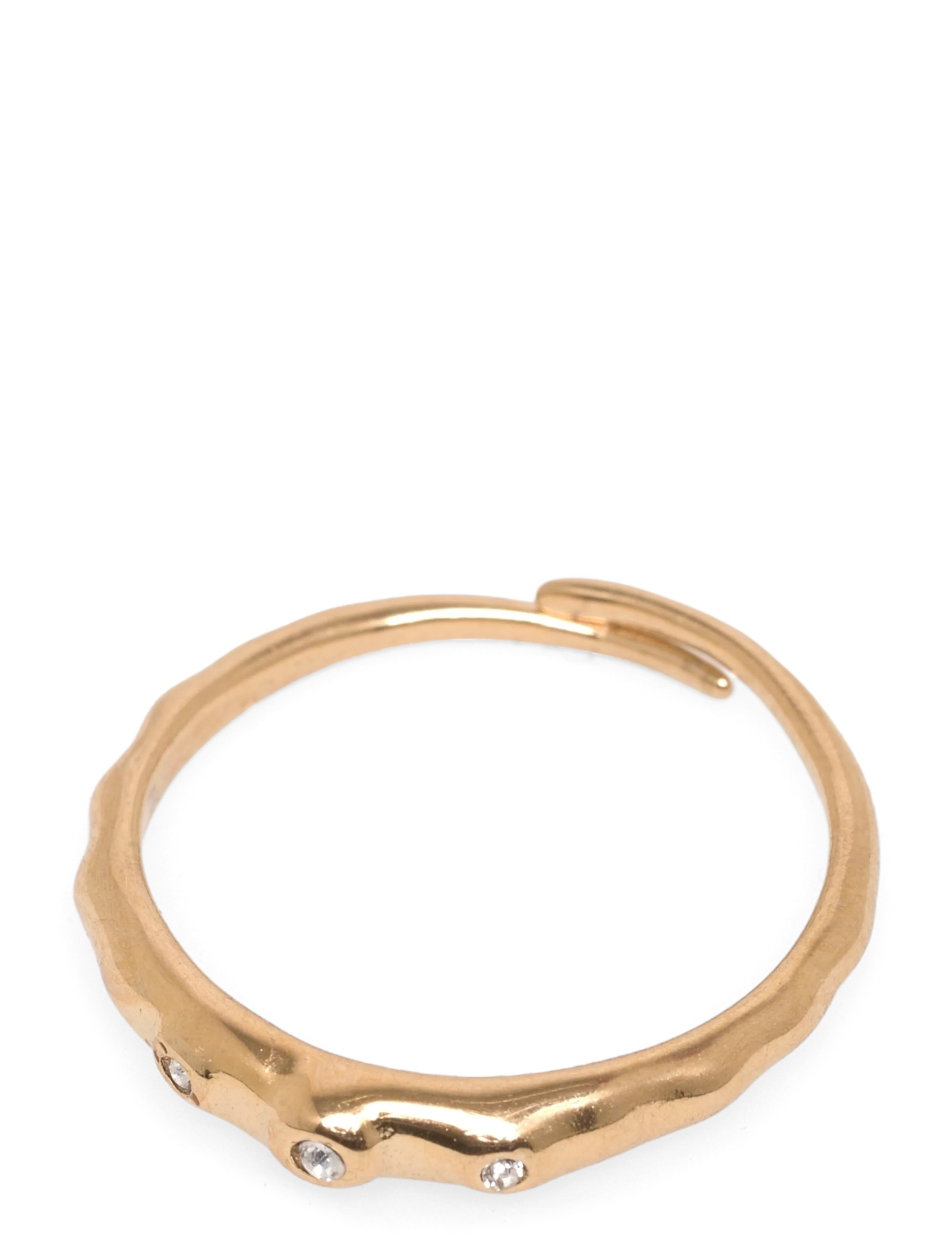 Pilgrim - FIRE rings 2-in-1 set, gold-plated - confirmation - gold plated - 4