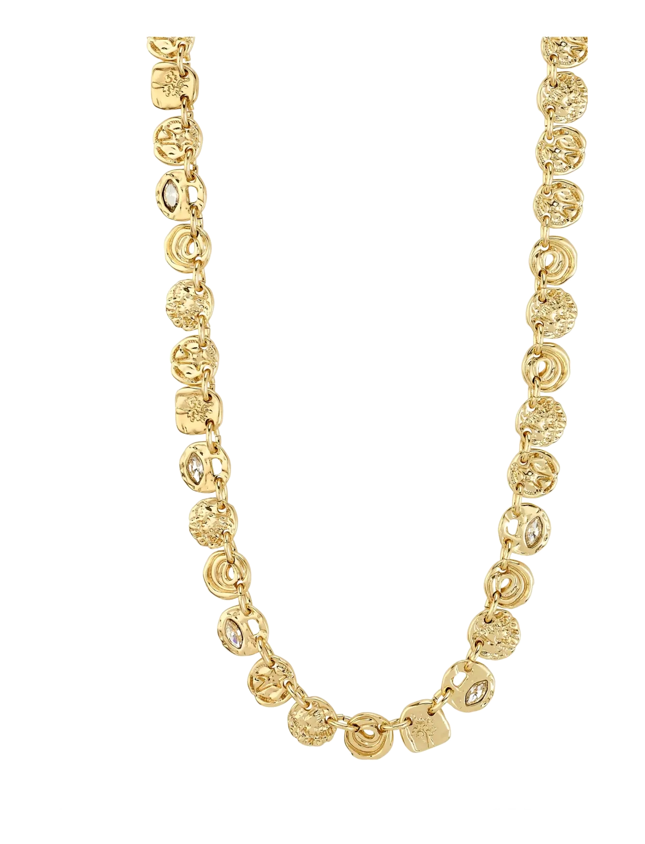 PILGRIM Fire Kette Gold-Plated Gold - One Size - Damen