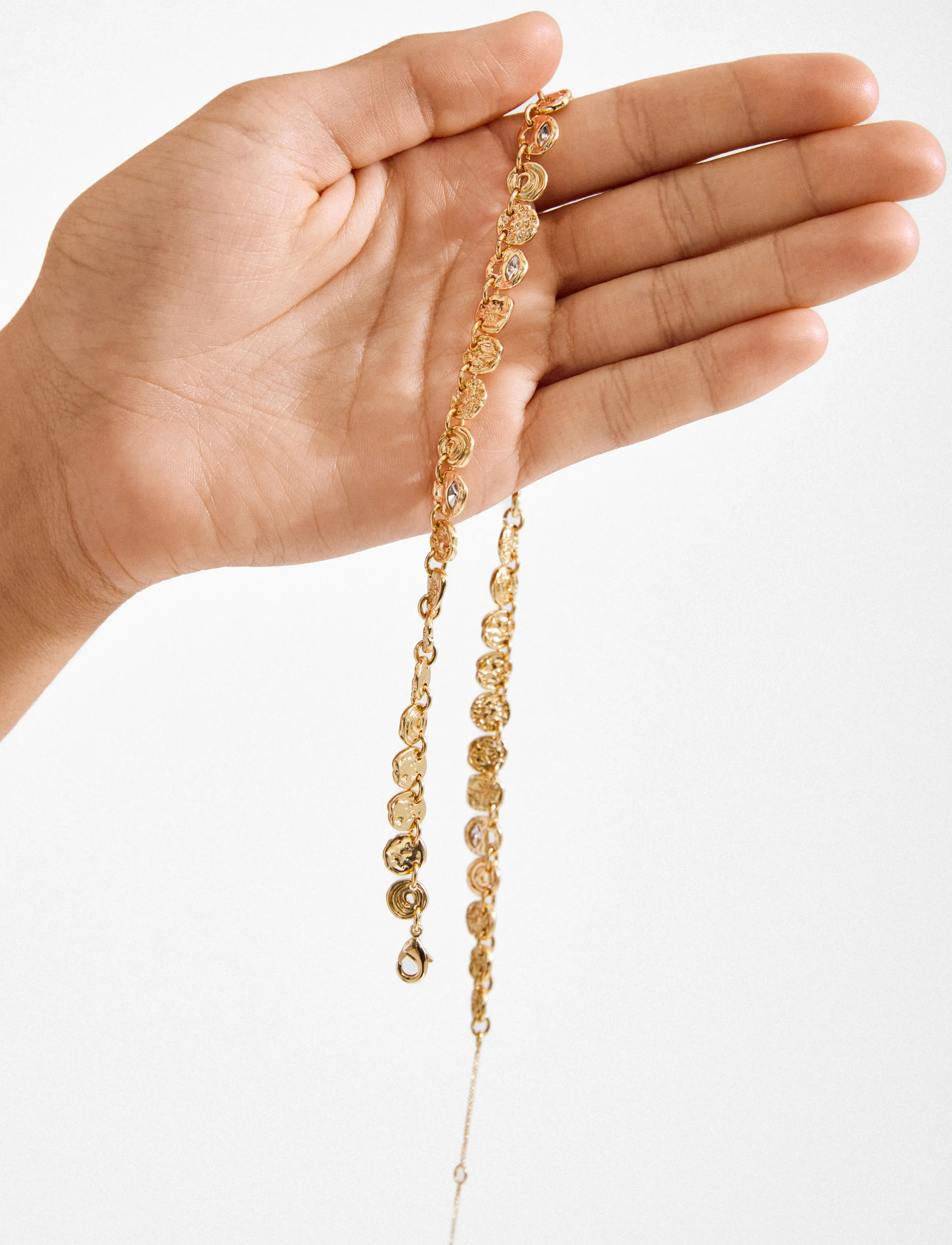 Pilgrim - FIRE necklace gold-plated - statement-ketten - gold plated - 4