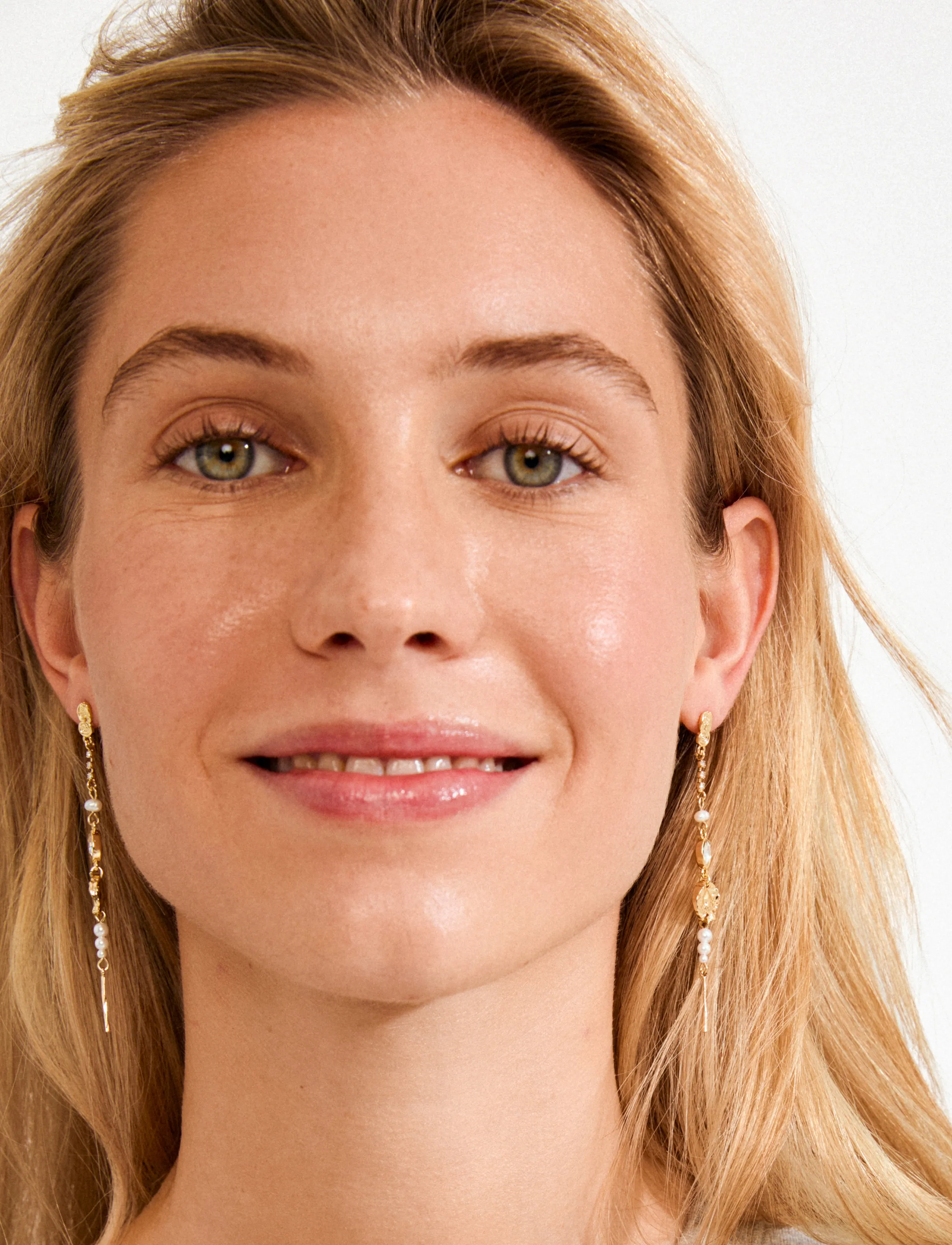 Pilgrim Fire Earrings Gold-Plated, One Size, Earrings, Gold - Pendants Frauen