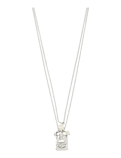 Fire Necklace 2-In-1 Set, Silver-Plated - Statement-HalskæDer