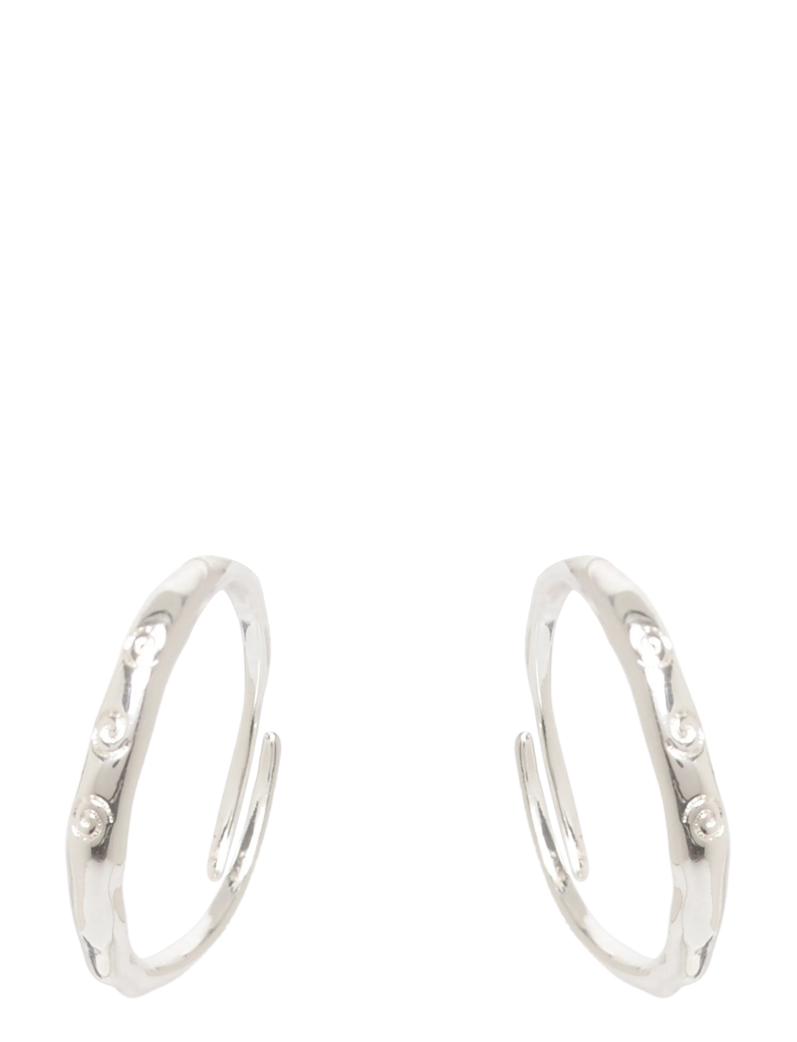 Pilgrim FIRE ring 2-in-1 set, silver-plated - Officewear - SILVER PLATED / silver