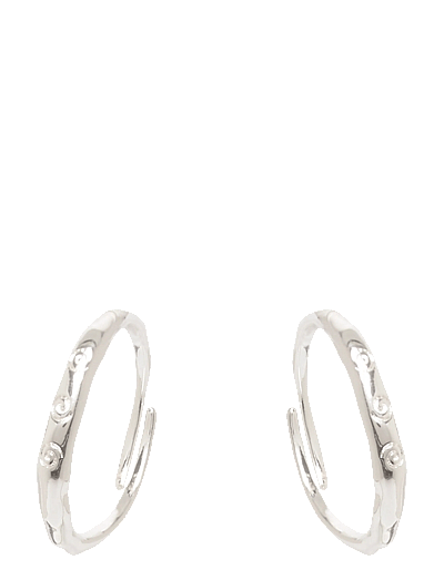 Fire Ring 2-In-1 Set, Silver-Plated - Ringe