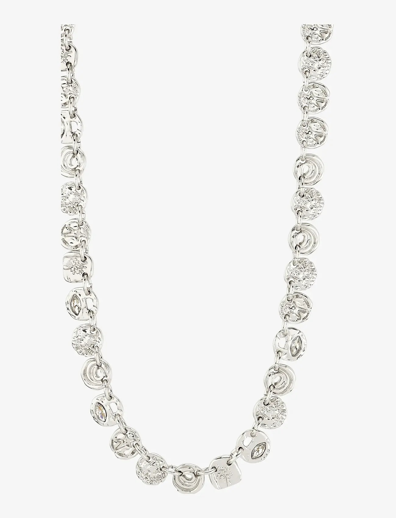 Pilgrim - FIRE necklace silver-plated - statementhalsband - silver plated - 1