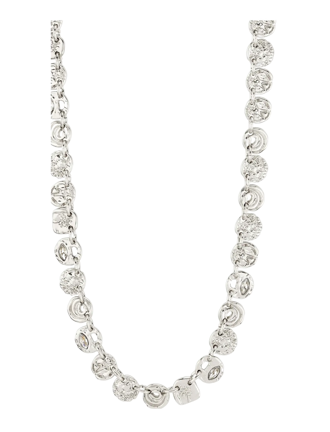 FIRE necklace silver-plated - SILVER PLATED