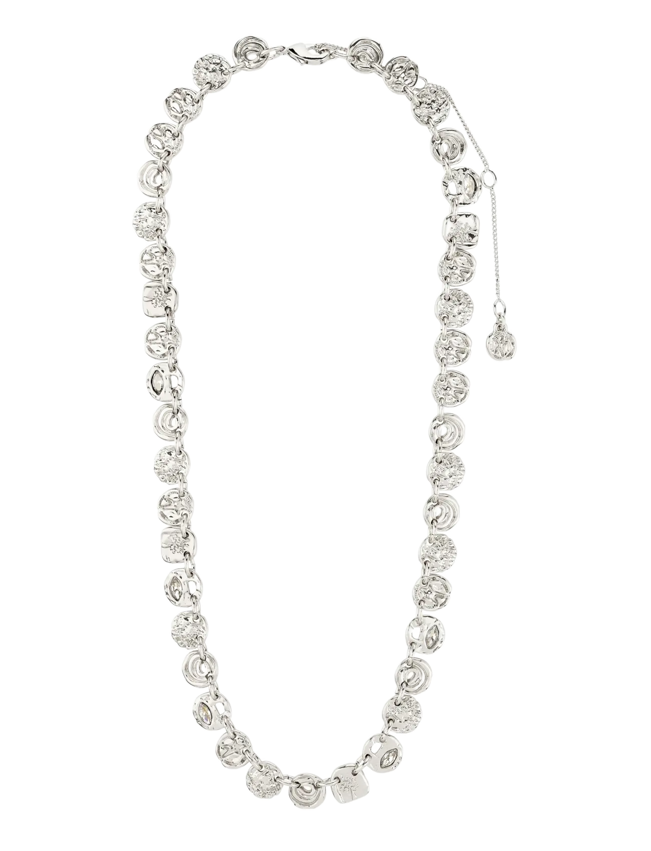 Pilgrim - FIRE necklace silver-plated - statement-ketten - silver plated - 2