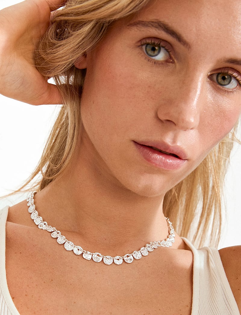 Pilgrim - FIRE necklace silver-plated - statementhalsband - silver plated - 3