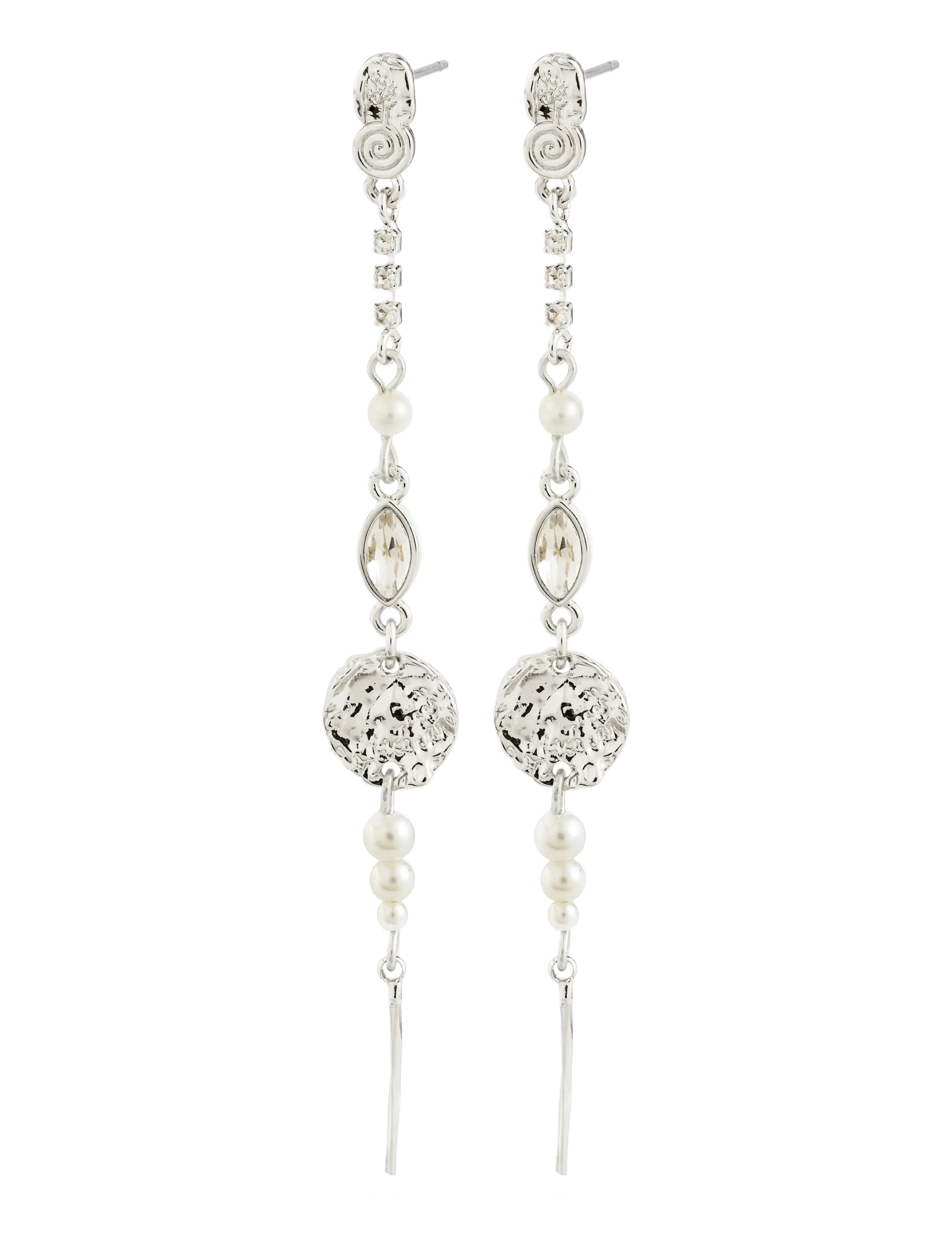 PILGRIM Fire Ohrringe Silber-Plated Silber - One Size - Damen