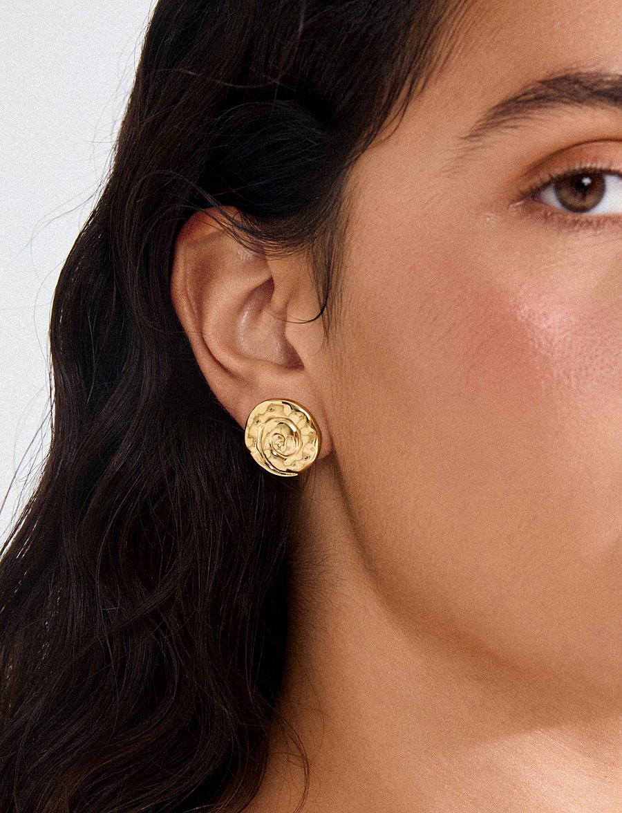 Pilgrim - HAZE earrings gold-plated - Ørestikker - gold plated - 2