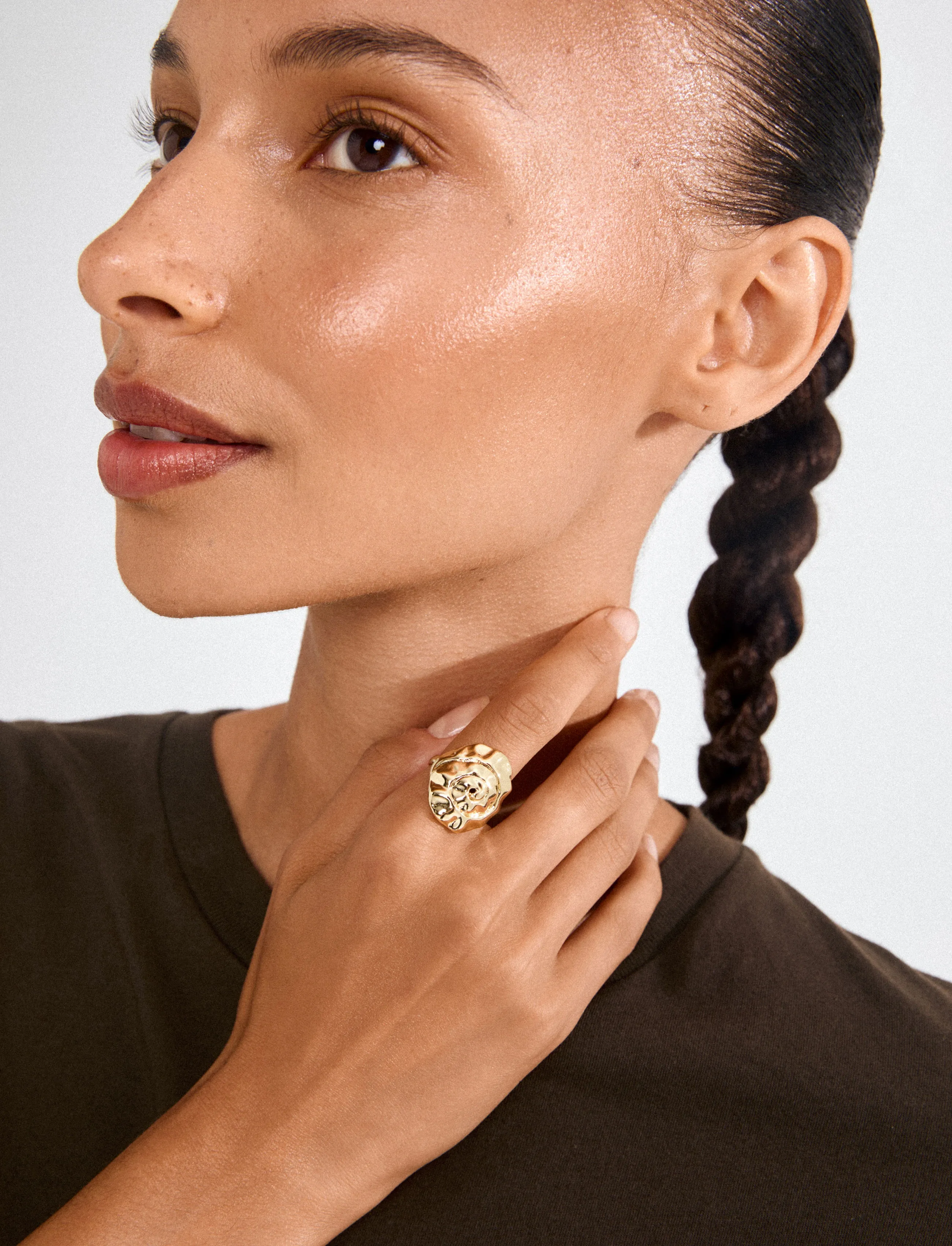 Pilgrim Haze Ring Gold-Plated, One Size, Jewellery, Gold - Rings, Frauen
