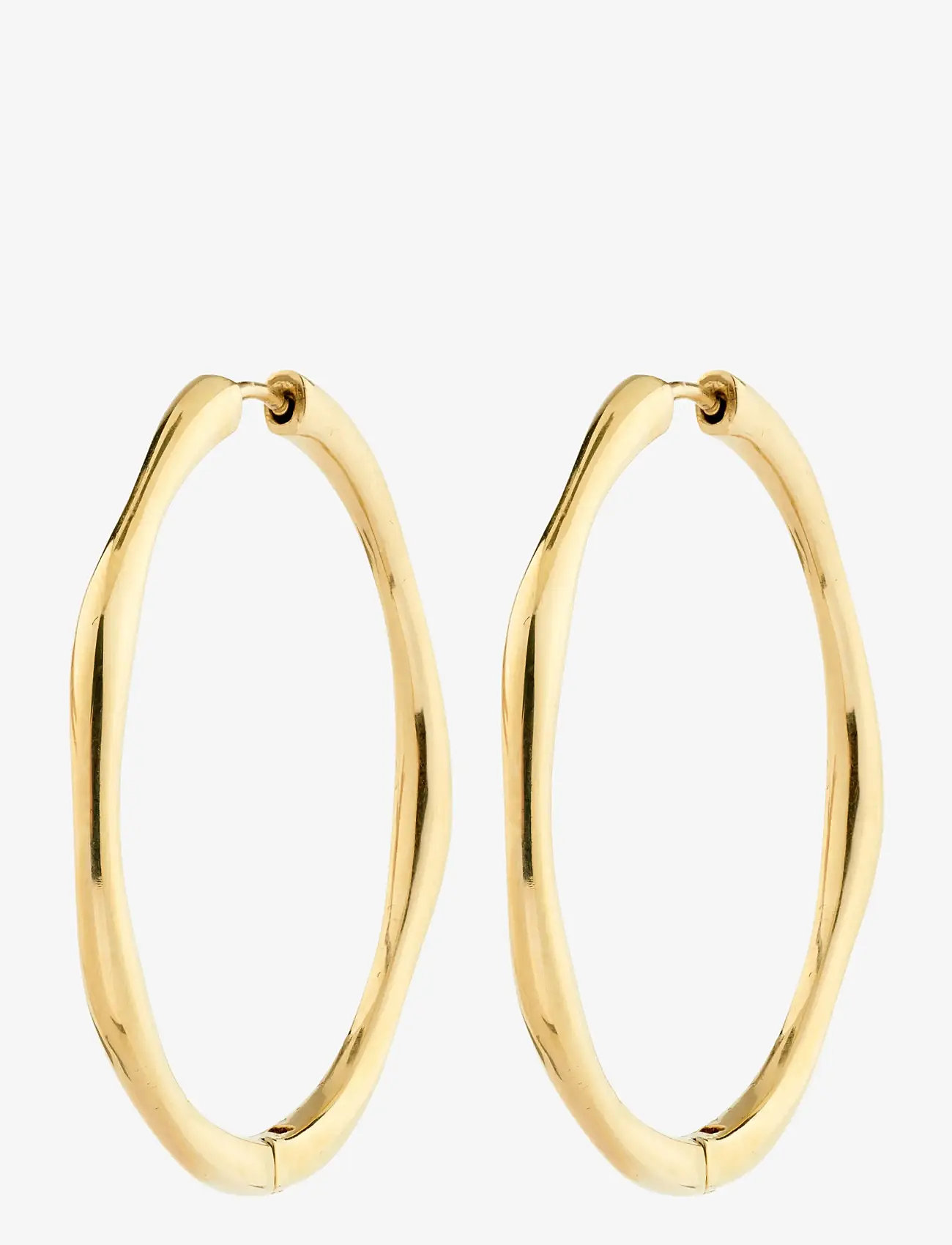 Pilgrim - HAZE hoop earrings gold-plated - creoler & hoops - gold plated - 1