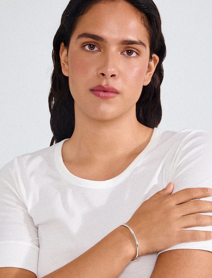 Pilgrim - HAZE bangle silver-plated - bangles-armband - silver plated - 0