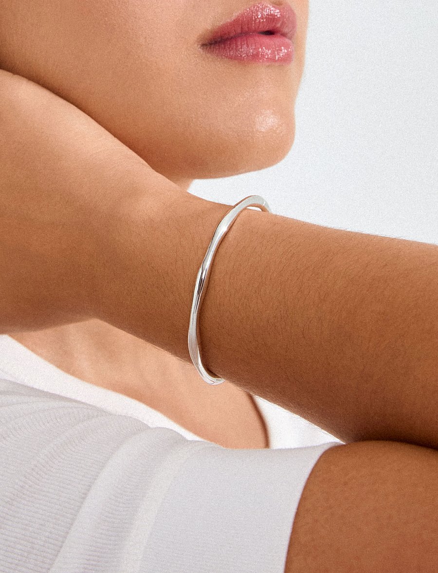 Pilgrim - HAZE bangle silver-plated - bangles-armband - silver plated - 2