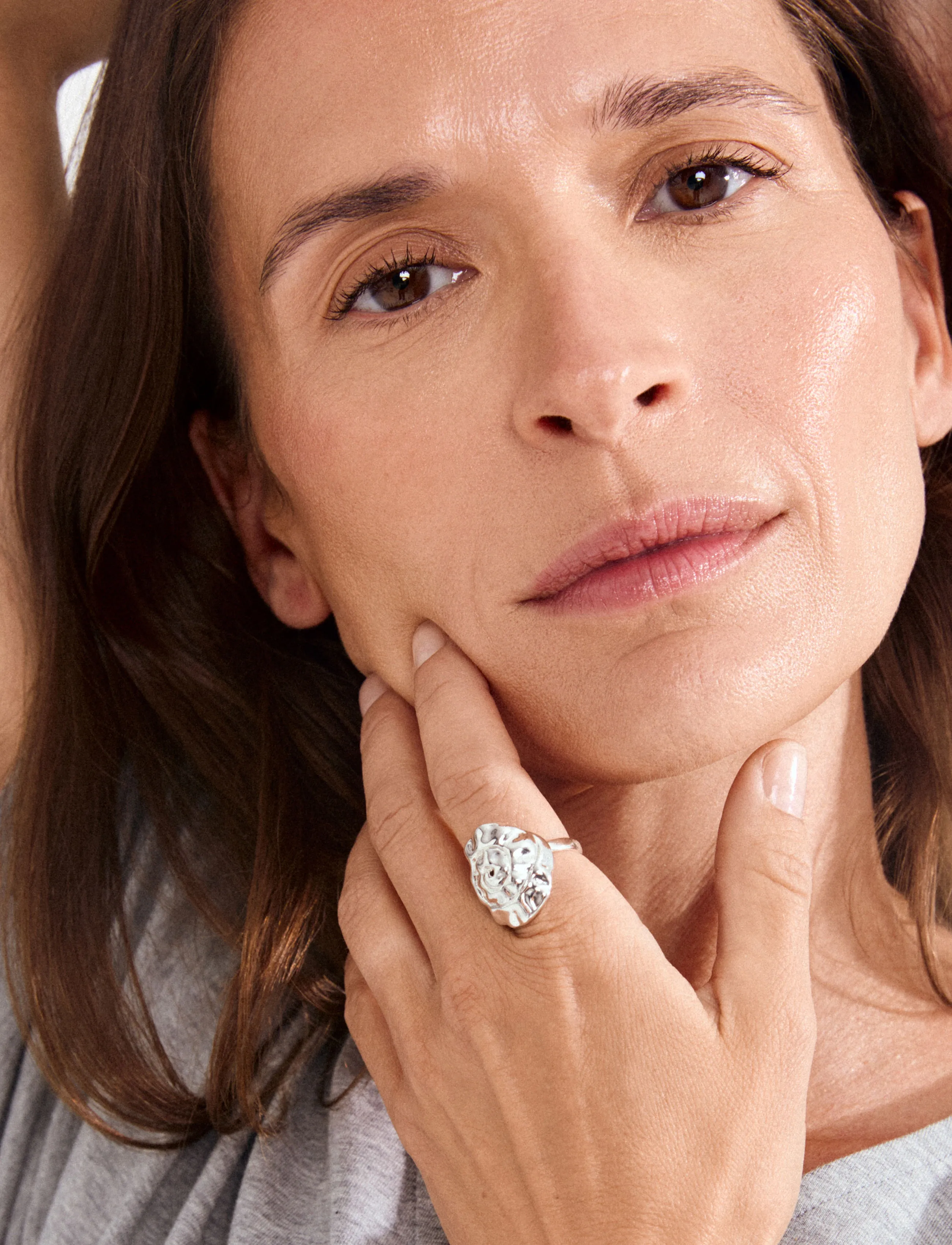 Pilgrim Haze Ring Silver-Plated, One Size, Silver, Smykker > Ringe, Dame