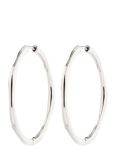 Haze Hoop Earrings Silver-Plated - Creoler