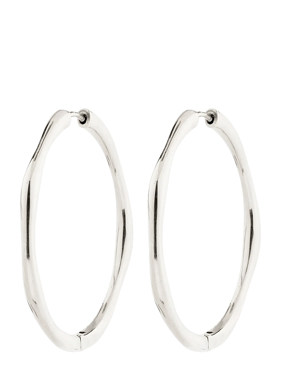 Pilgrim - HAZE hoop earrings silver-plated - hoops - silver plated - 1