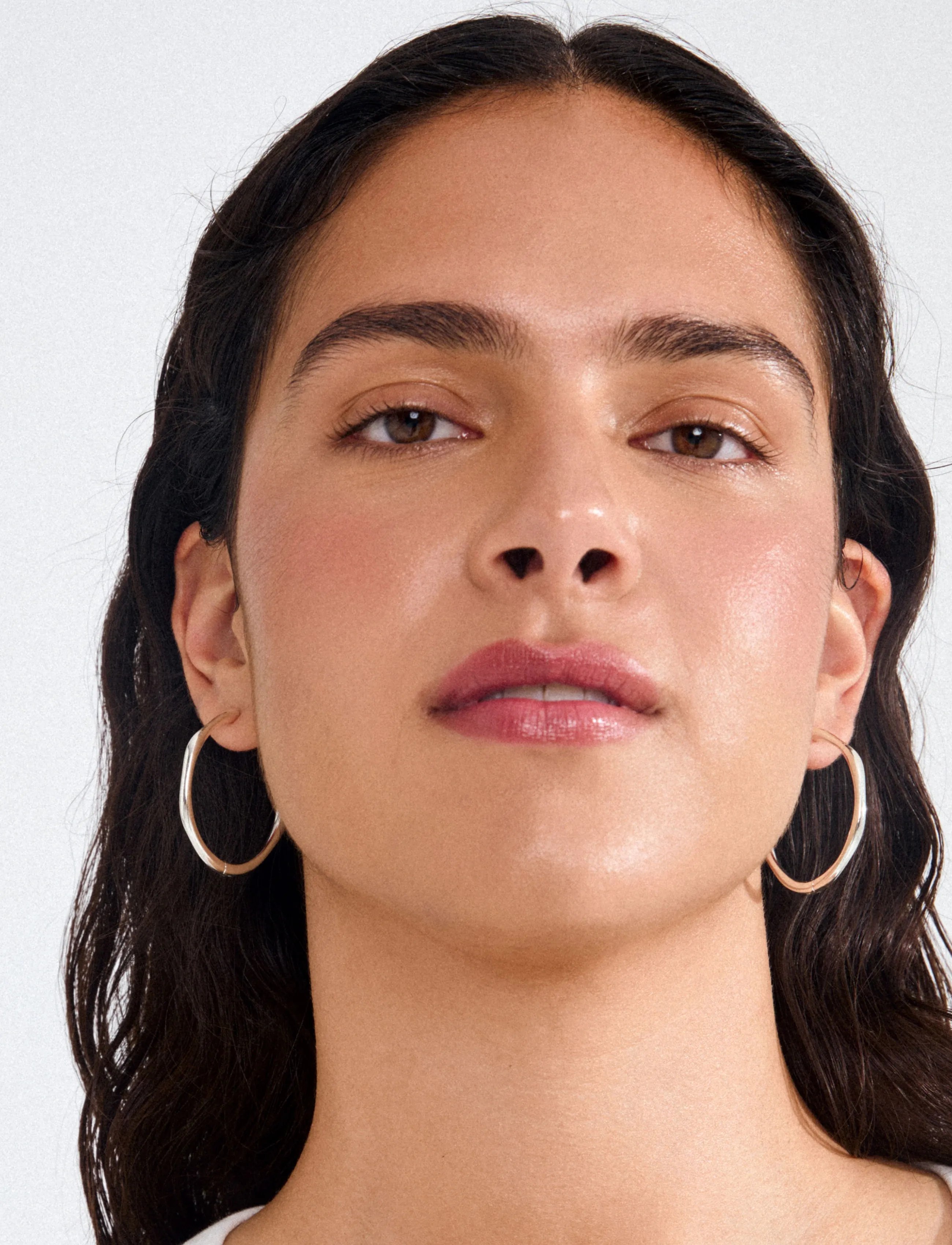 Pilgrim Haze Hoop Earrings Silver-Plated, One Size, Earrings, Silber - Hoops, Frauen