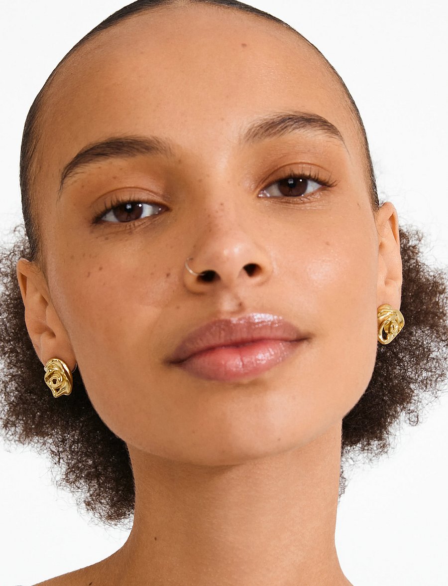 Pilgrim - INNER earrings gold-plated - ohrstecker - gold plated - 0