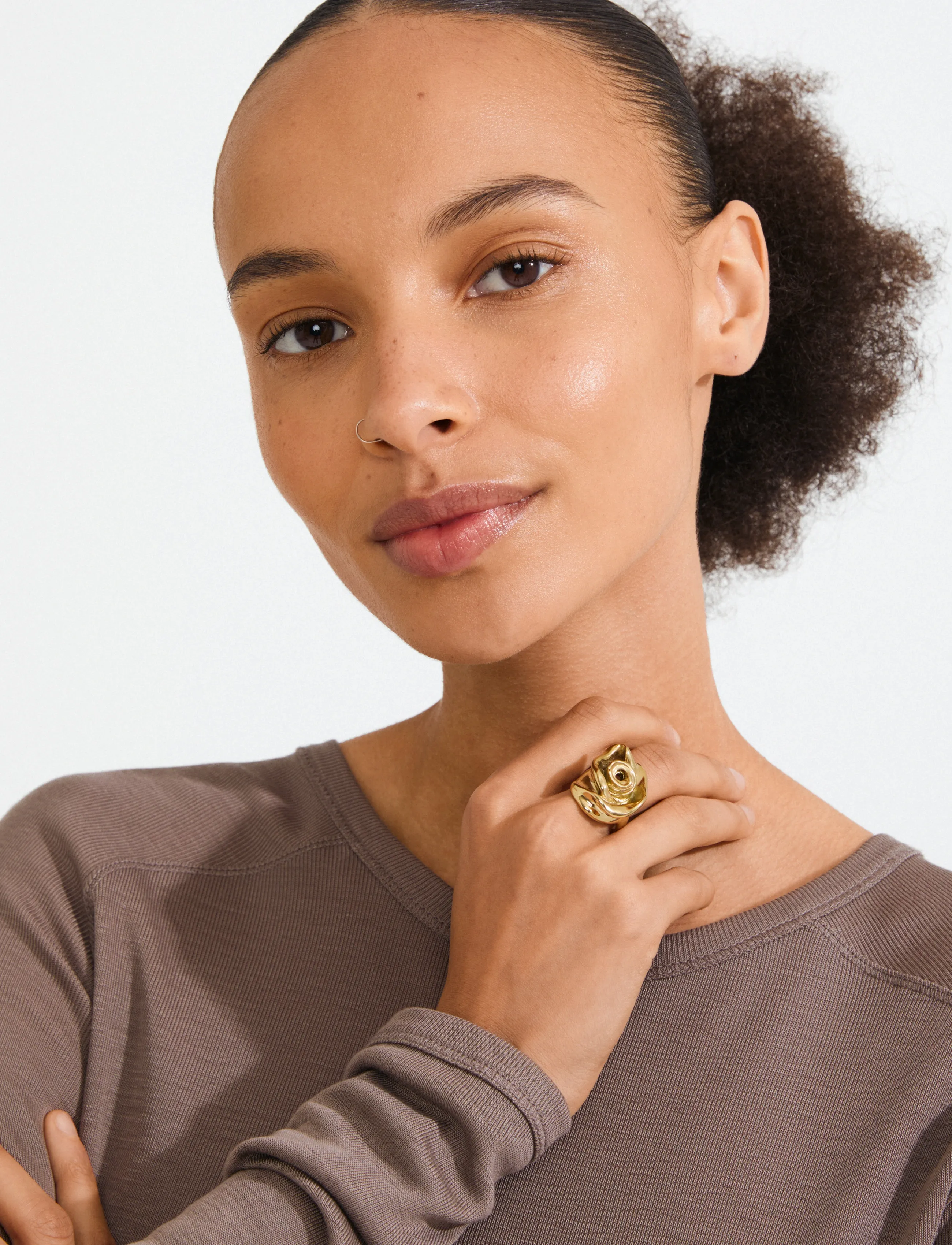 Pilgrim Inner Ring Gold-Plated, One Size, Gold, Smykker > Ringe, Dame