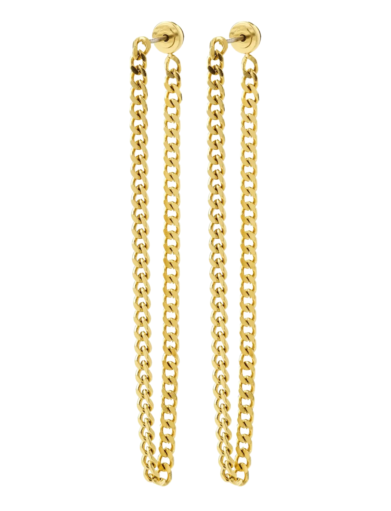 Pilgrim INNER chain earrings gold-plated - Statement kõrvarõngad - GOLD PLATED / gold