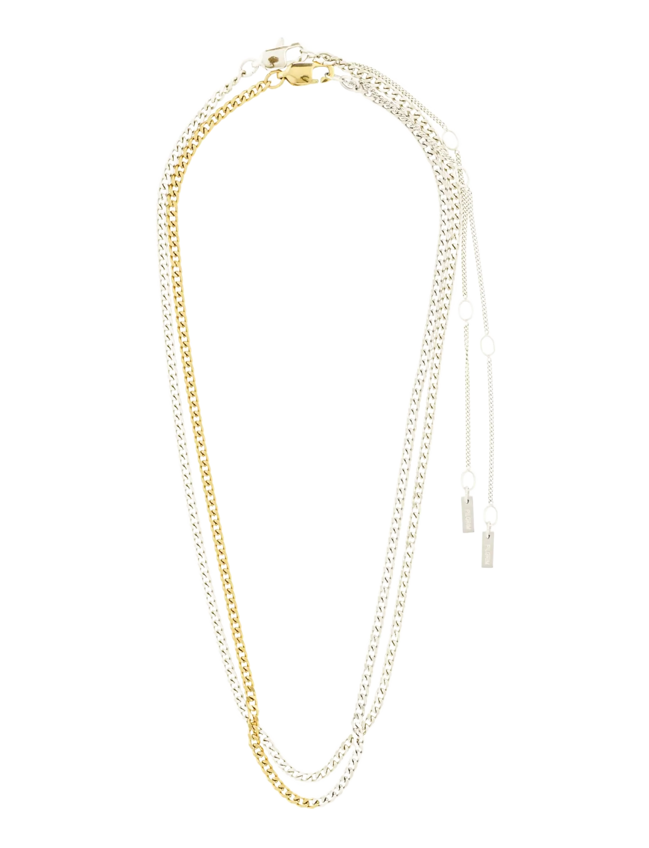 Pilgrim - INNER 2-in-1 set necklaces, mixed metal - konfirmation - mix metal plated - 2