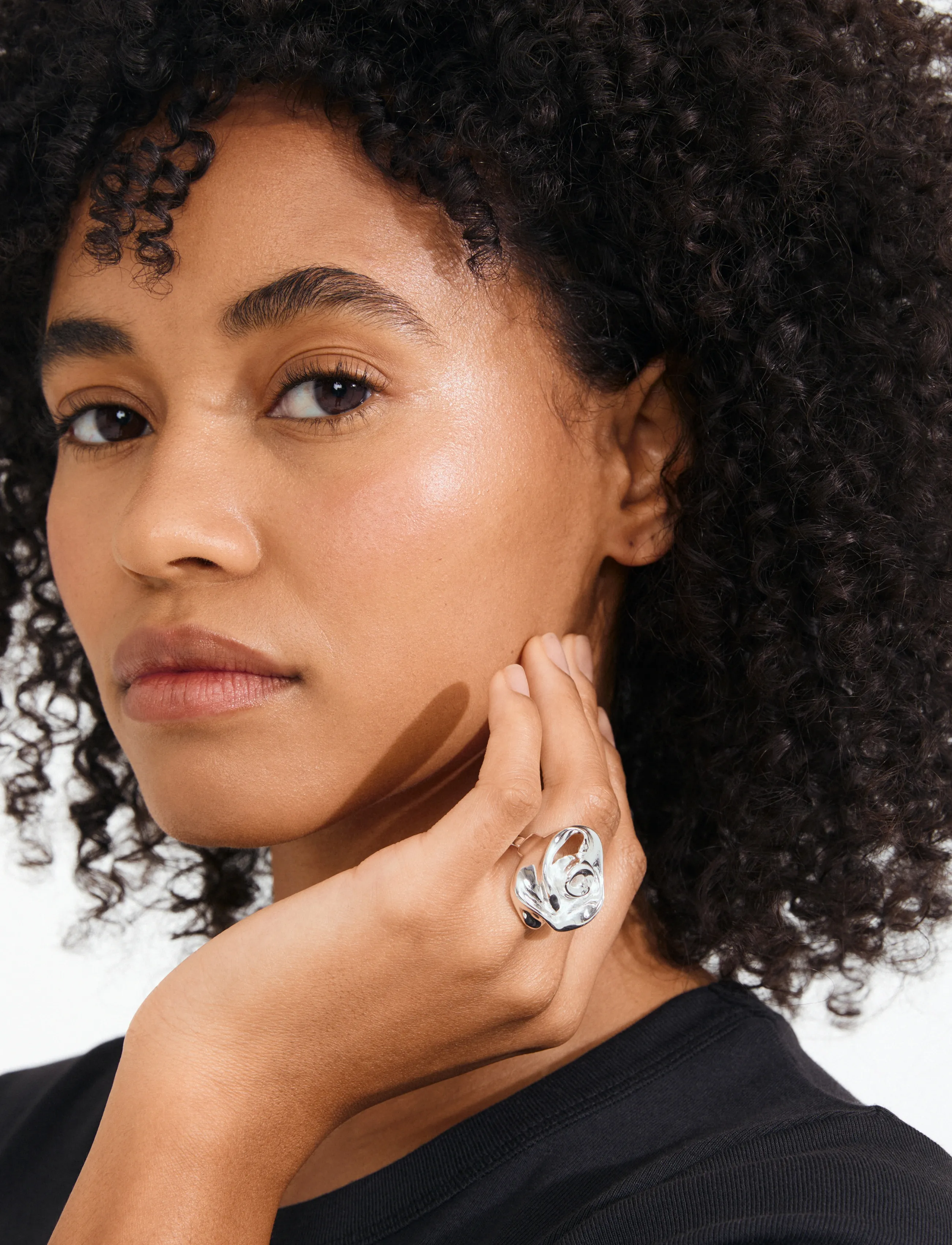 Pilgrim Inner Ring Silver-Plated, One Size, Silver, Smykker > Ringe, Dame