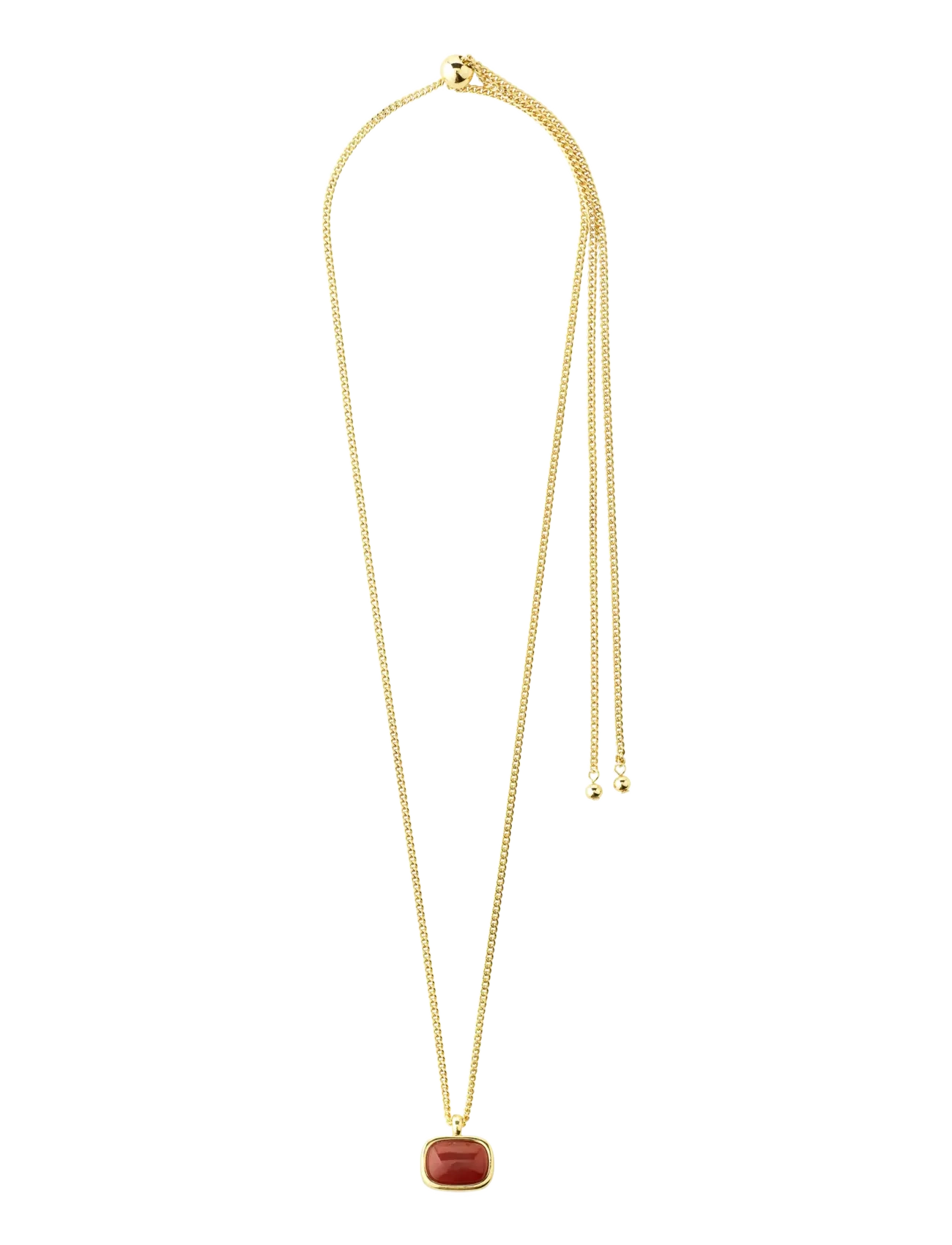 Pilgrim - NOW necklace gold-plated/red - statement kaelakeed - gold plated - 2
