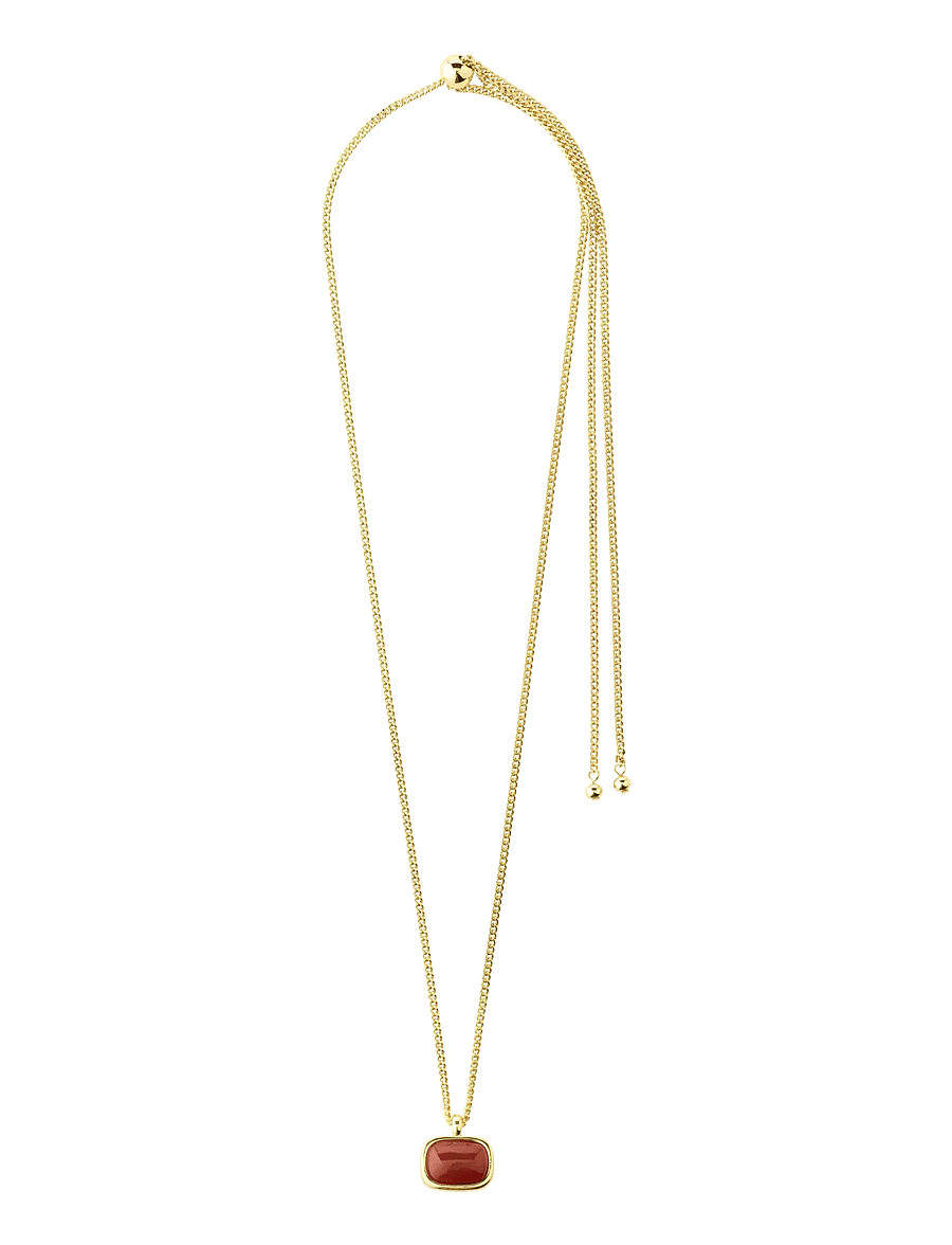 Pilgrim - NOW necklace gold-plated/red - statement kaelakeed - gold plated - 2