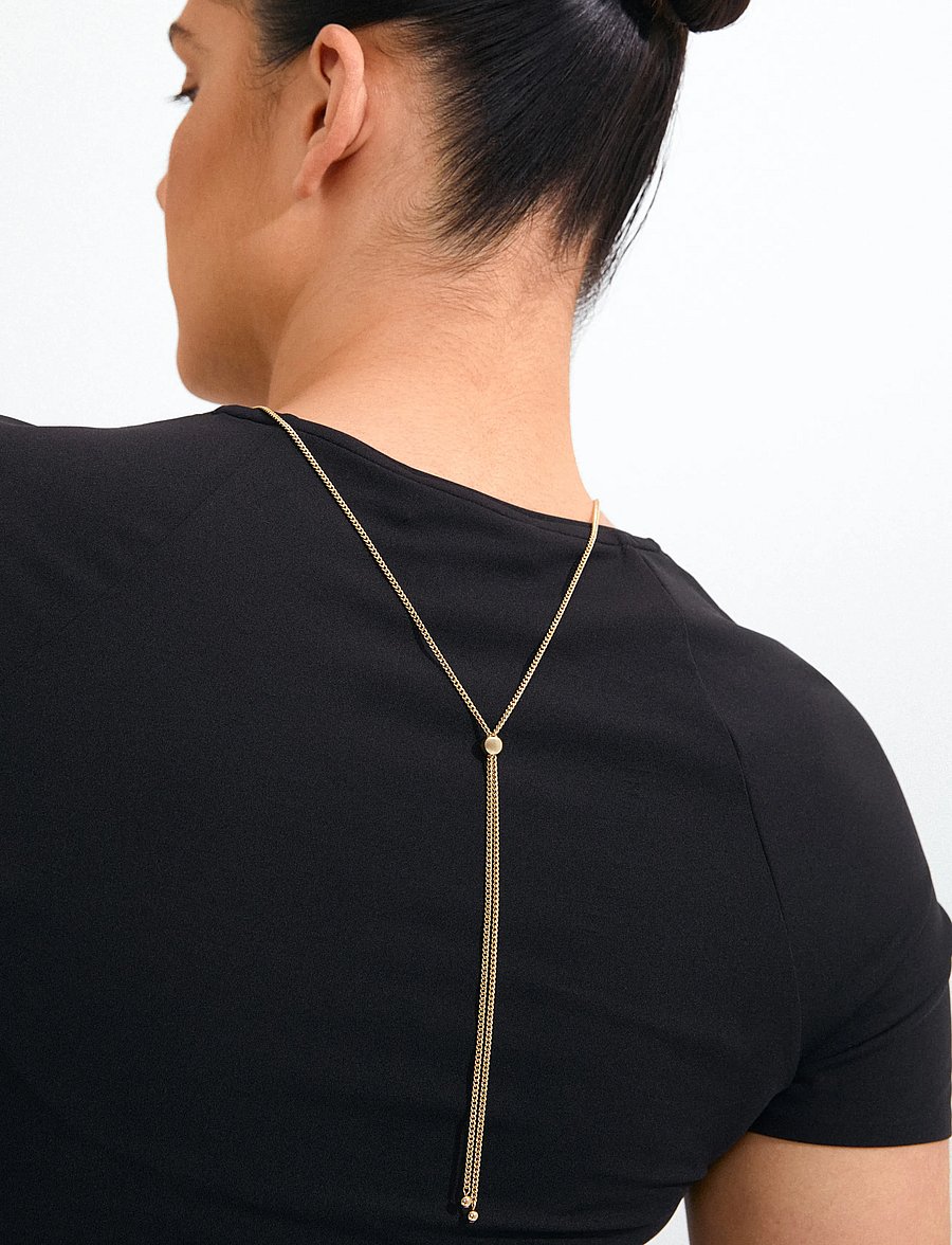 Pilgrim - NOW necklace gold-plated/red - statement kaelakeed - gold plated - 4