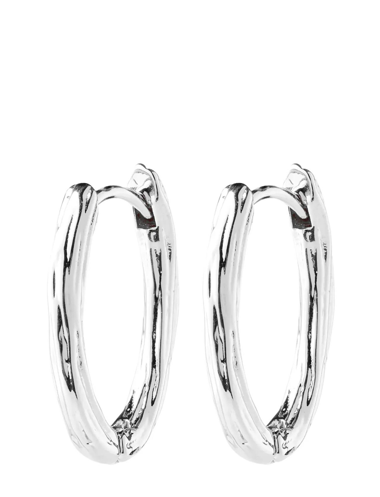Pilgrim NOW hoop earrings silver-plated - Ohrringe - SILVER PLATED / silver