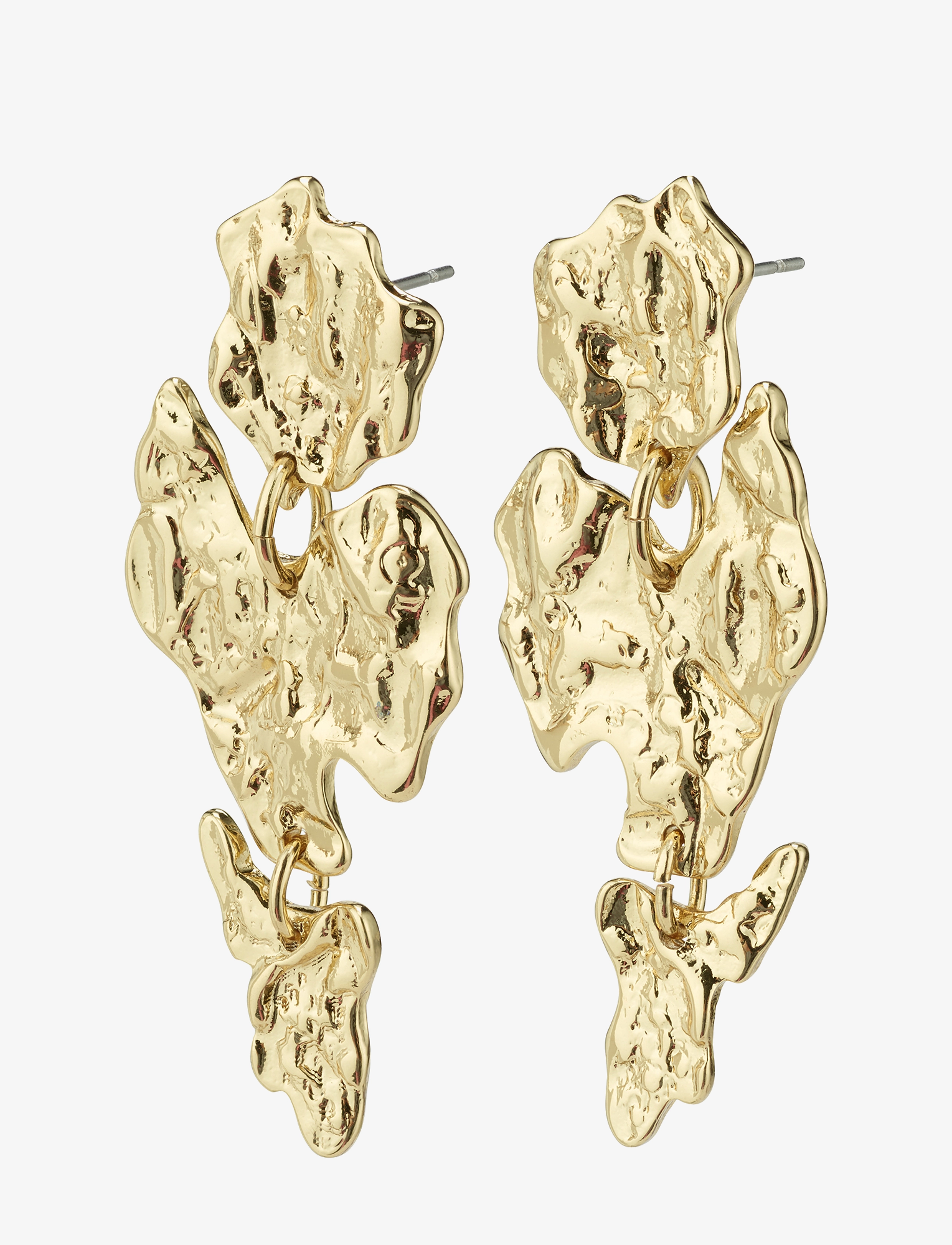 Pilgrim - Earrings  Horizon - gold plated - 0