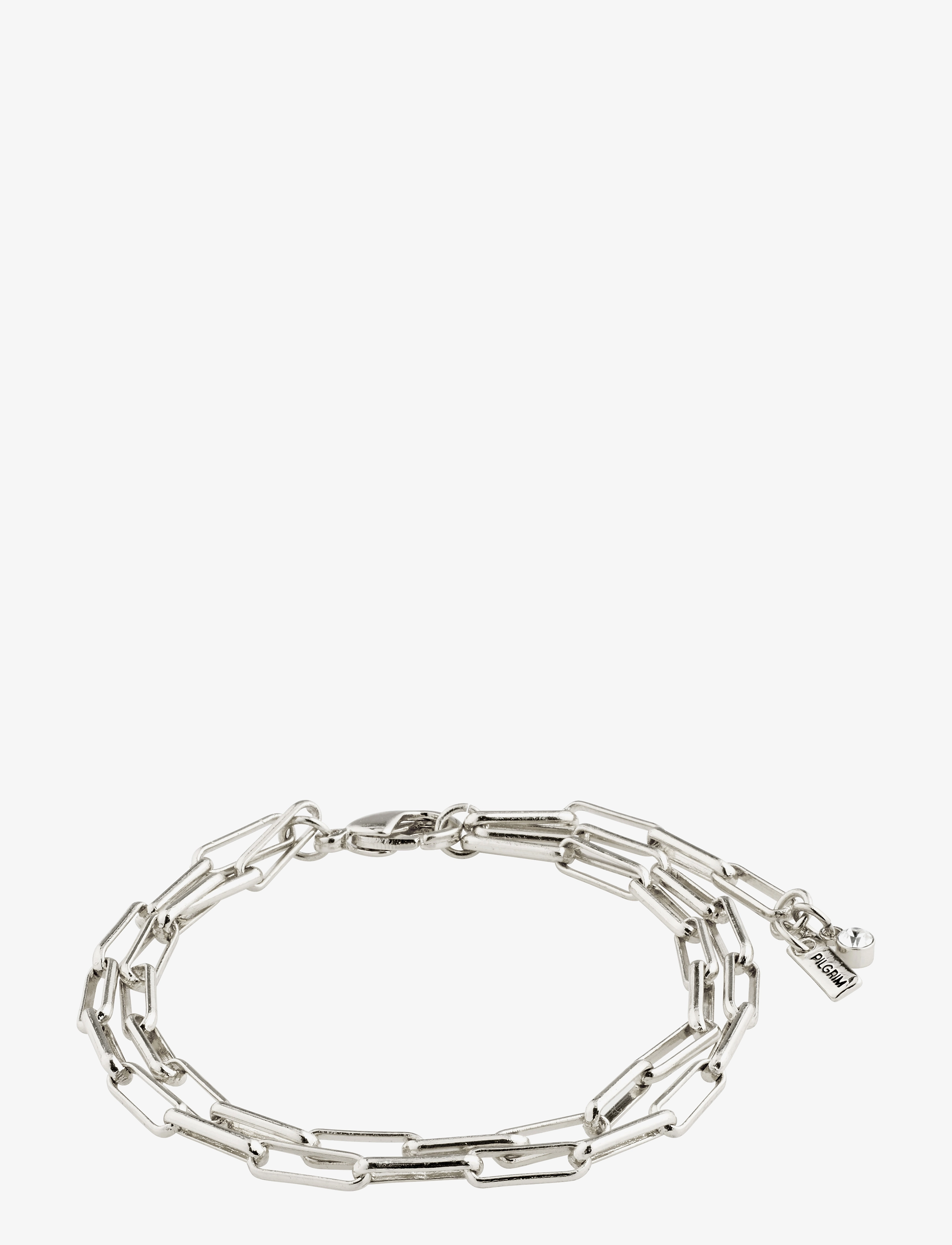 SERENITY cable chain bracelet - SILVER PLATED