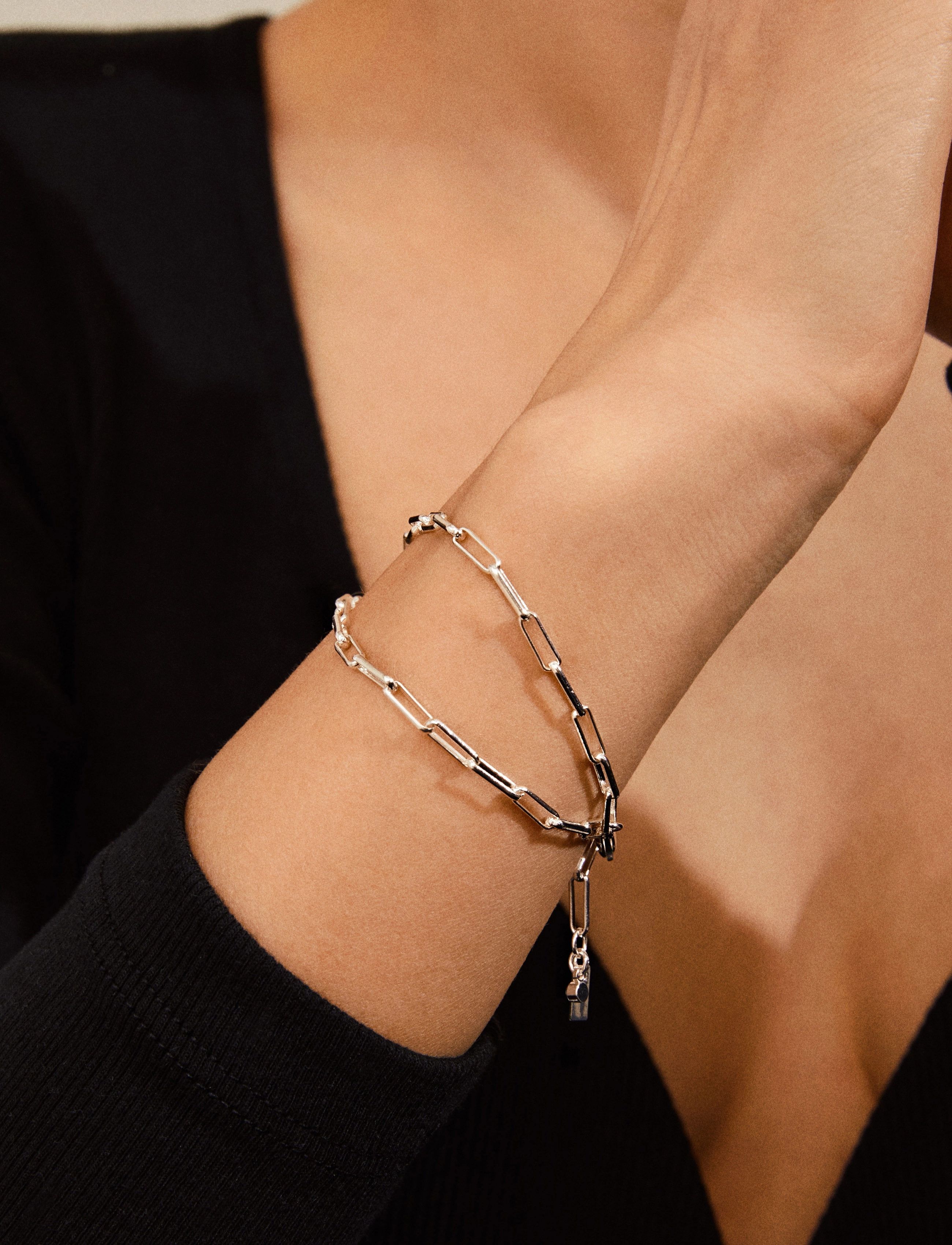 Pilgrim - SERENITY cable chain bracelet - silver plated - 1