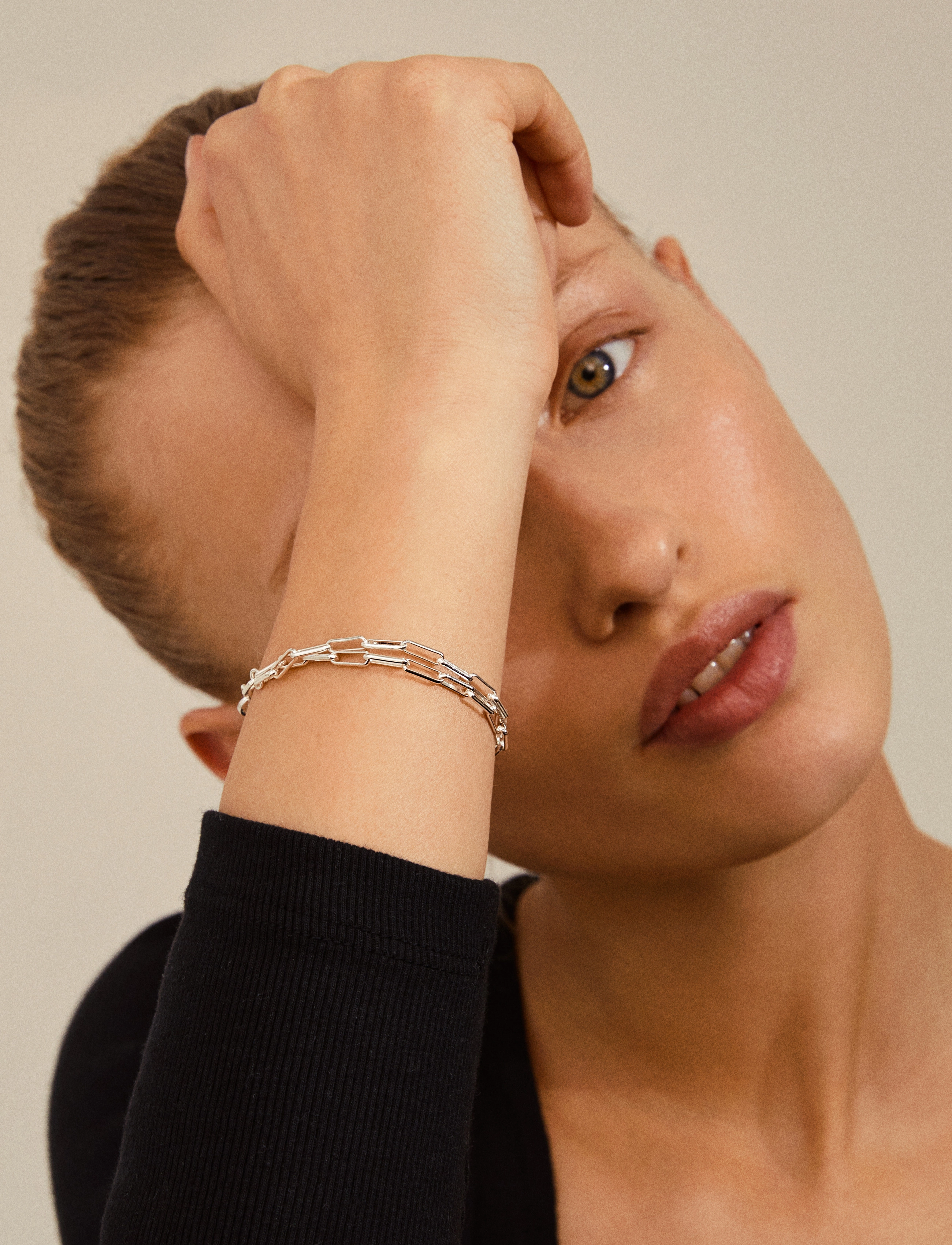 Pilgrim - SERENITY cable chain bracelet - silver plated - 3