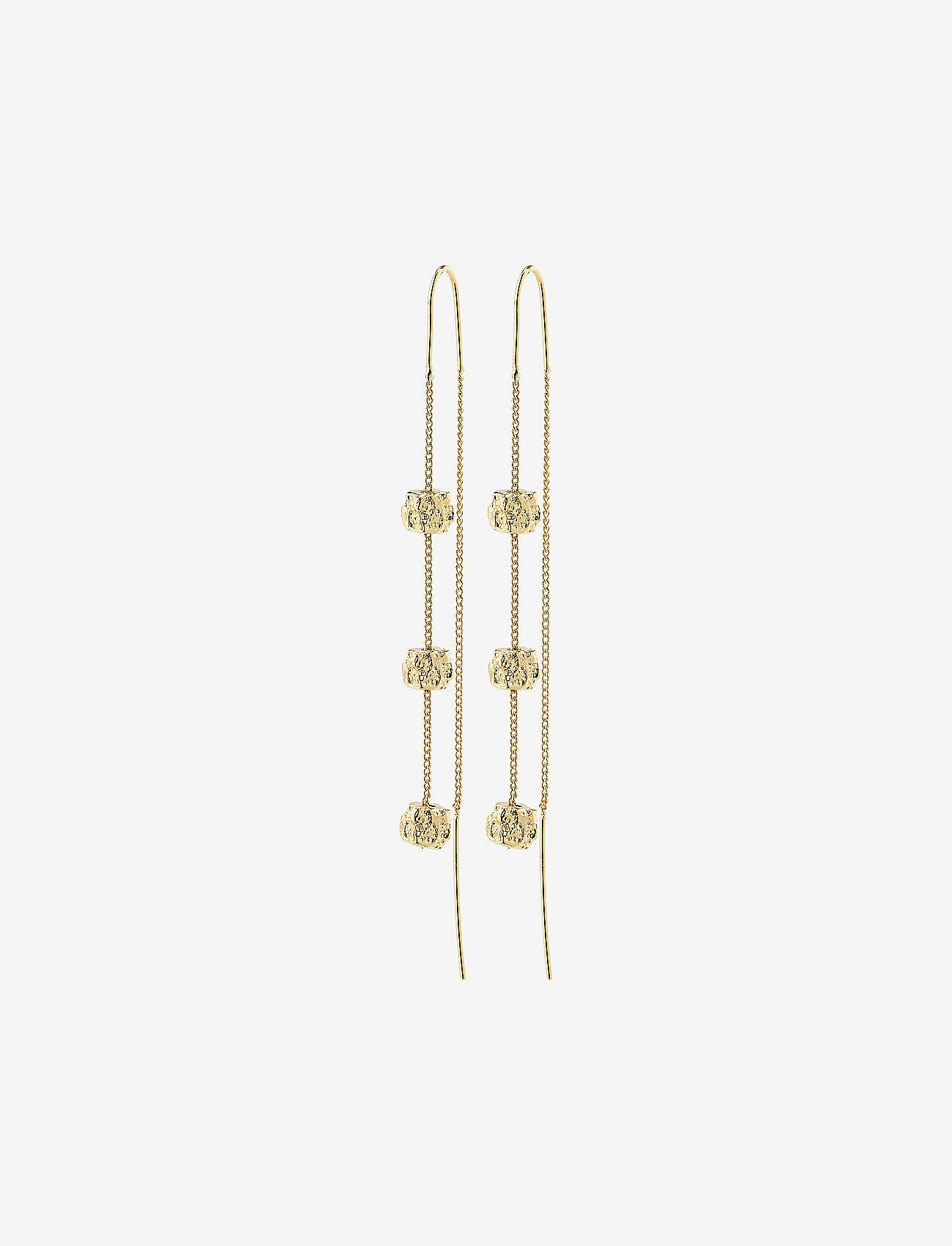 COURAGEOUS chain-hooks earrings - GOLD PLATED