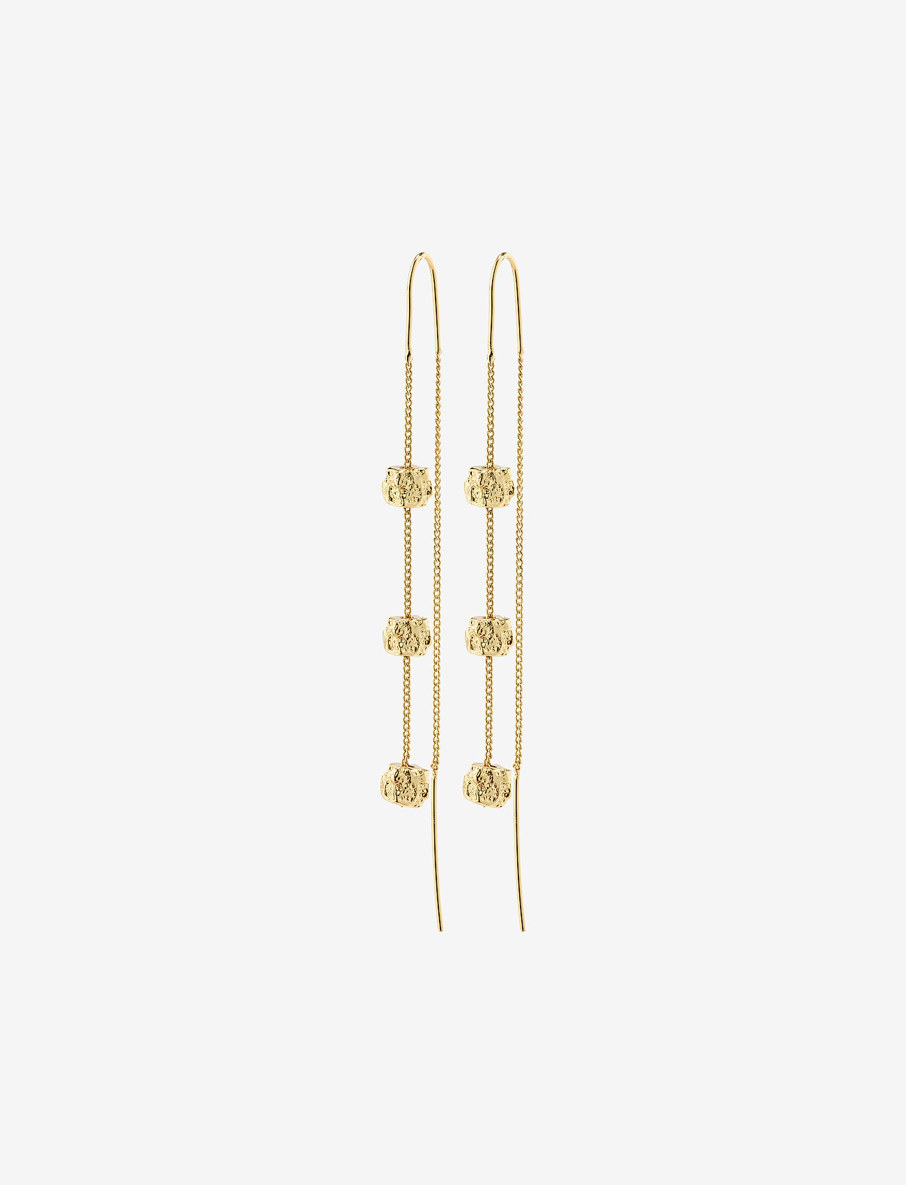 Pilgrim - COURAGEOUS chain-hooks earrings - gold plated - 0