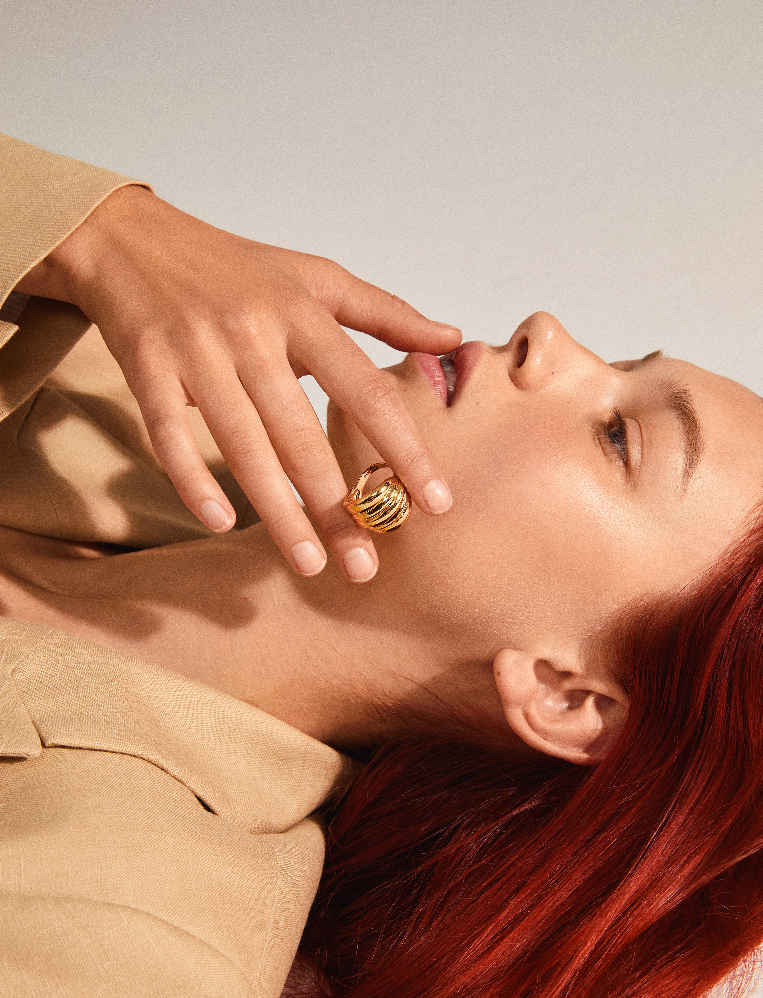 Pilgrim - EUPHORIC statement ring gold-plated - gold plated - 2