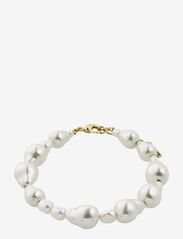 Pilgrim - WILLPOWER pearl bracelet - pärlitest käevõru - gold plated - 0