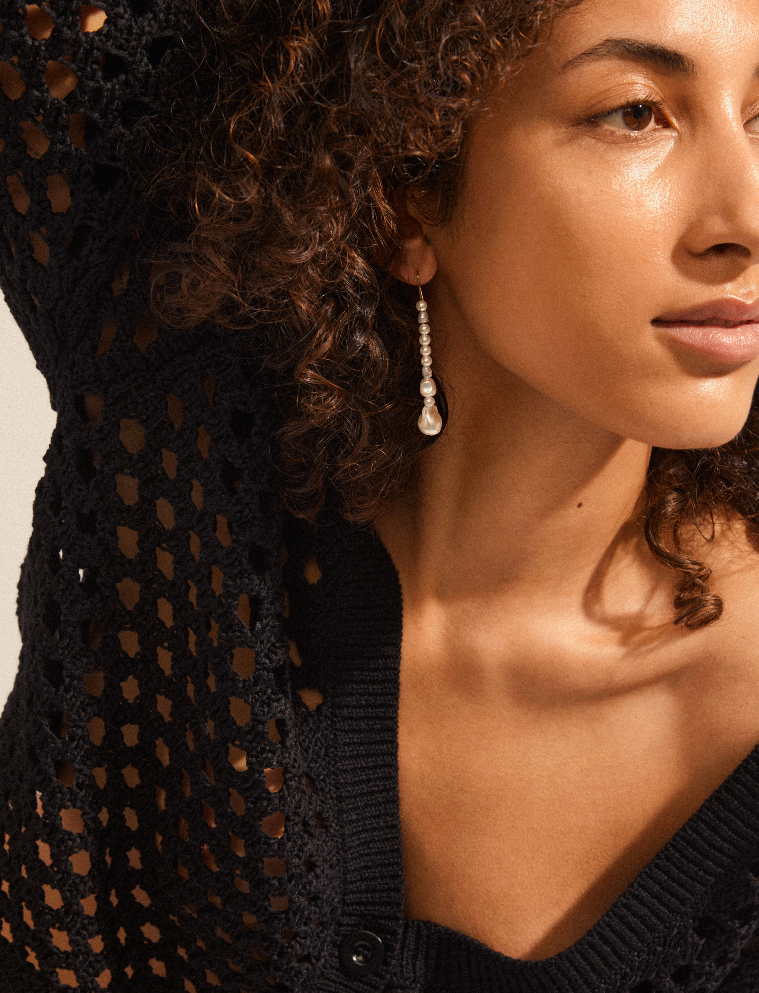Pilgrim - WILLPOWER pearl earrings - gold plated - 2