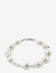 WILLPOWER pearl bracelet - SILVER PLATED