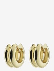 REFLECT recycled hoop earrings - GOLD PLATED