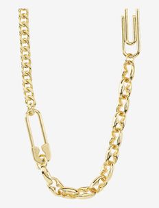 PACE recycled chain necklace gold-plated, Pilgrim