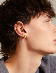 Pilgrim - PACE recycled hoop and cuff earrings - riņķveida auskari - gold plated - 2