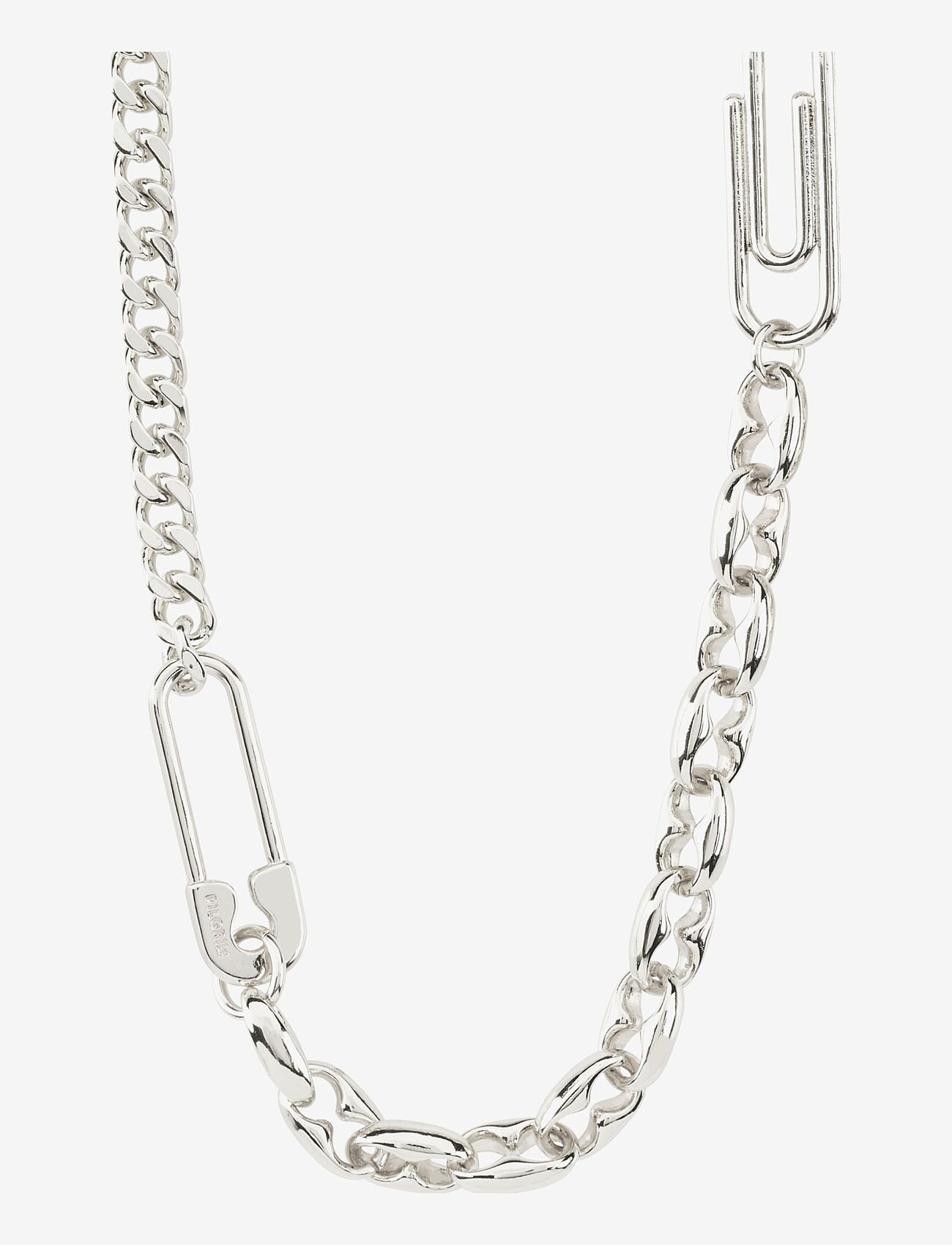 Pilgrim - PACE recycled chain necklace - Ķēdīšu kaklarotas - silver plated - 0