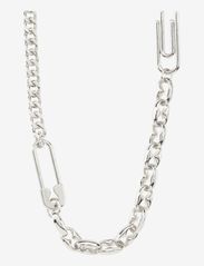 Pilgrim - PACE recycled chain necklace - festklær til outlet-priser - silver plated - 0